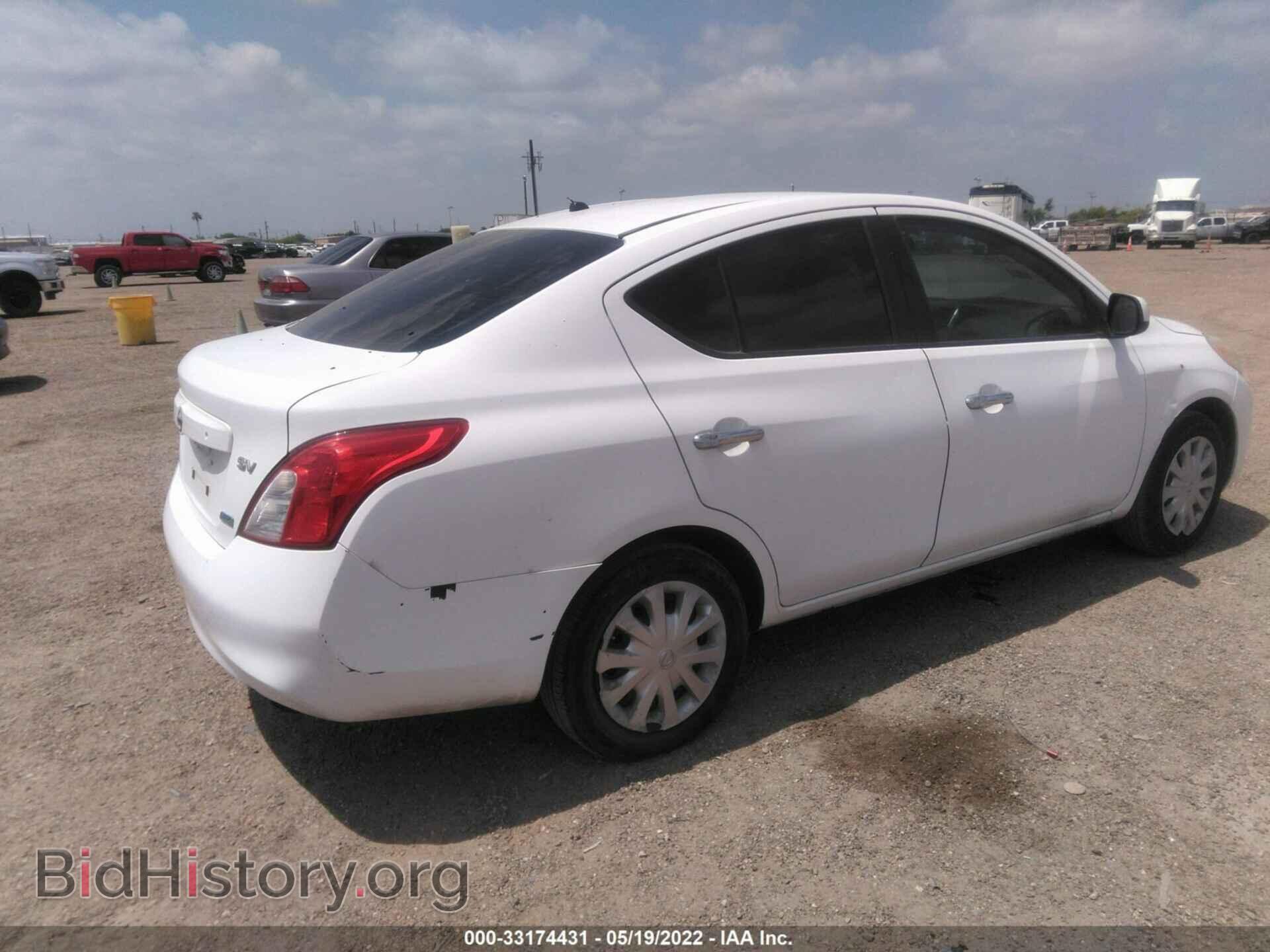 2012 NISSAN VERSA - VIN: 3N1CN7AP8CL868325 - Фото 4