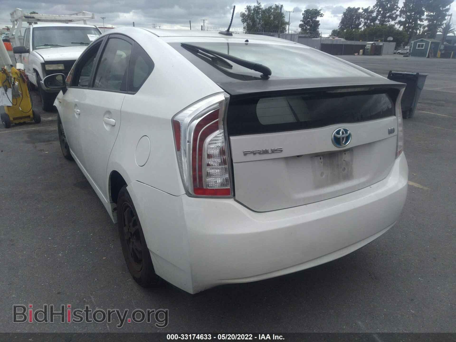2014 TOYOTA PRIUS - VIN: JTDKN3DU4E1767019 - Фото 3