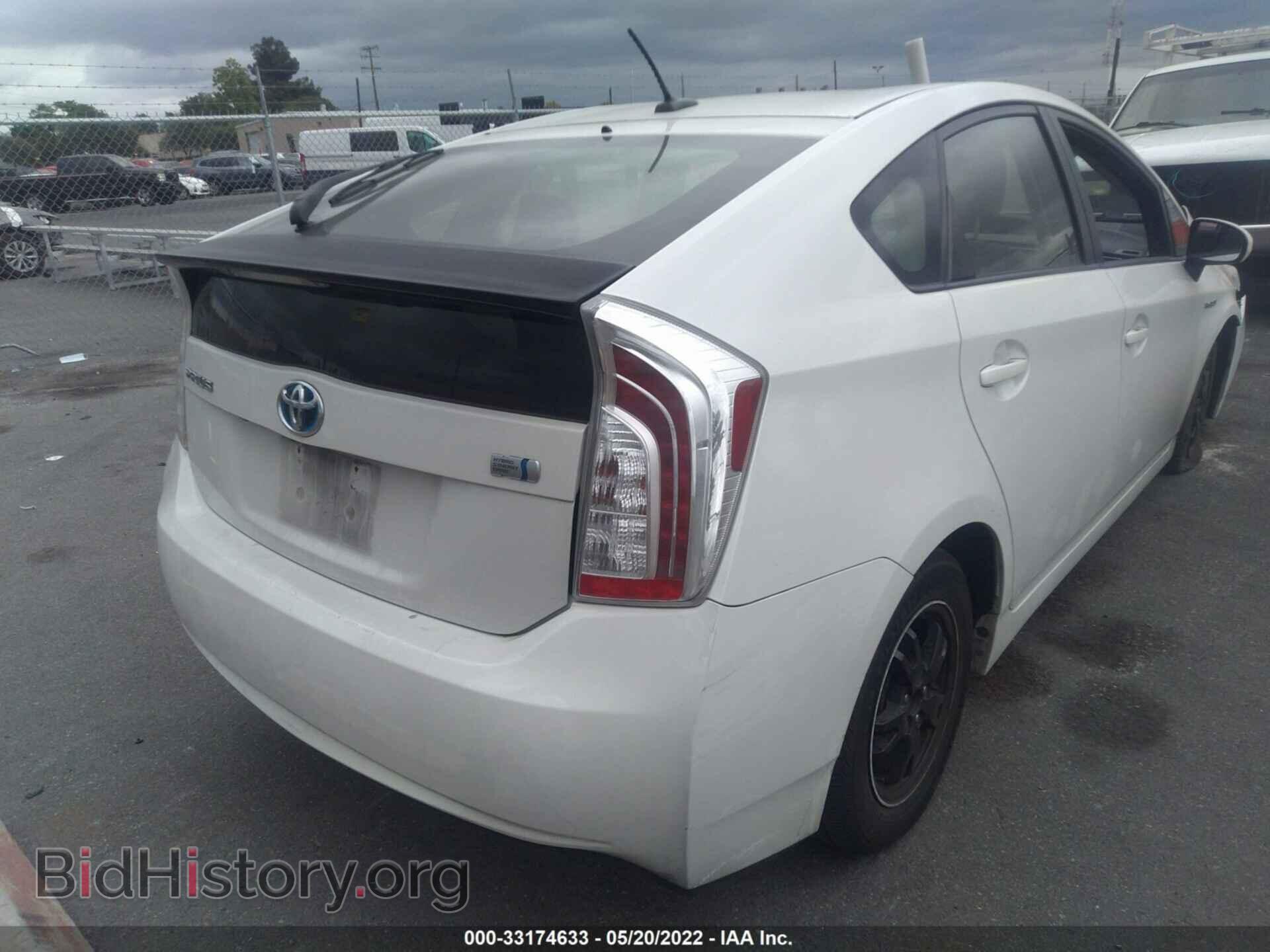 2014 TOYOTA PRIUS - VIN: JTDKN3DU4E1767019 - Фото 4