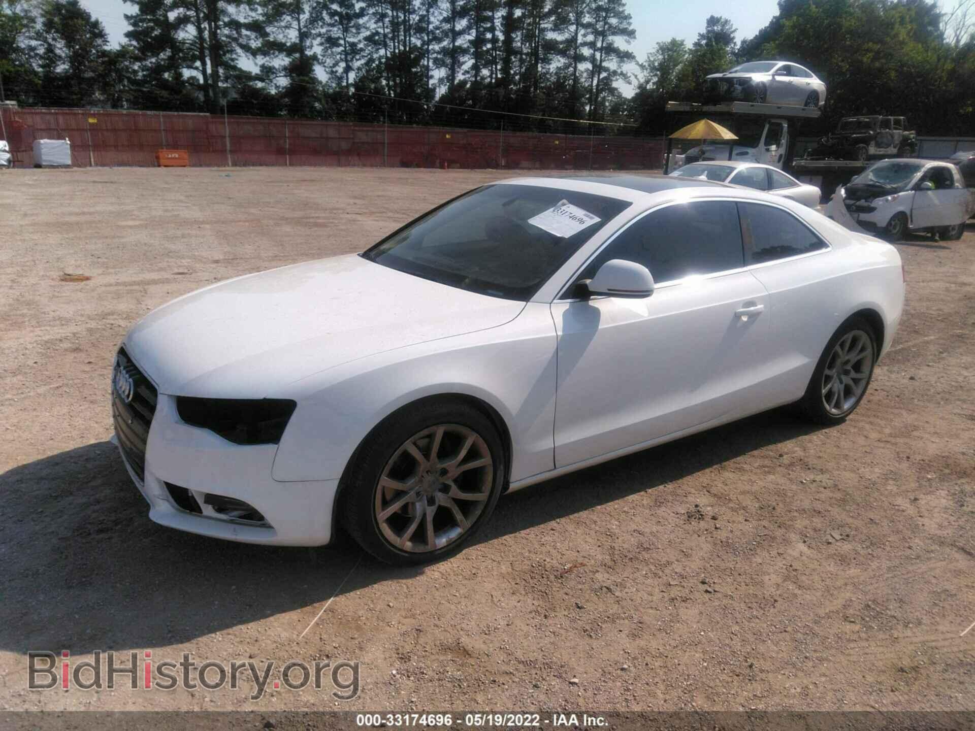 2013 AUDI A5 - VIN: WAULFAFRODA002335 - Фото 2