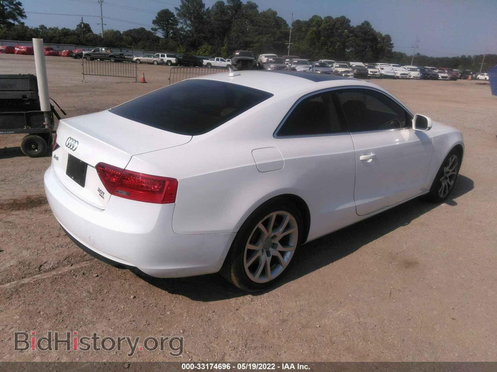 2013 AUDI A5 - VIN: WAULFAFRODA002335 - Фото 4