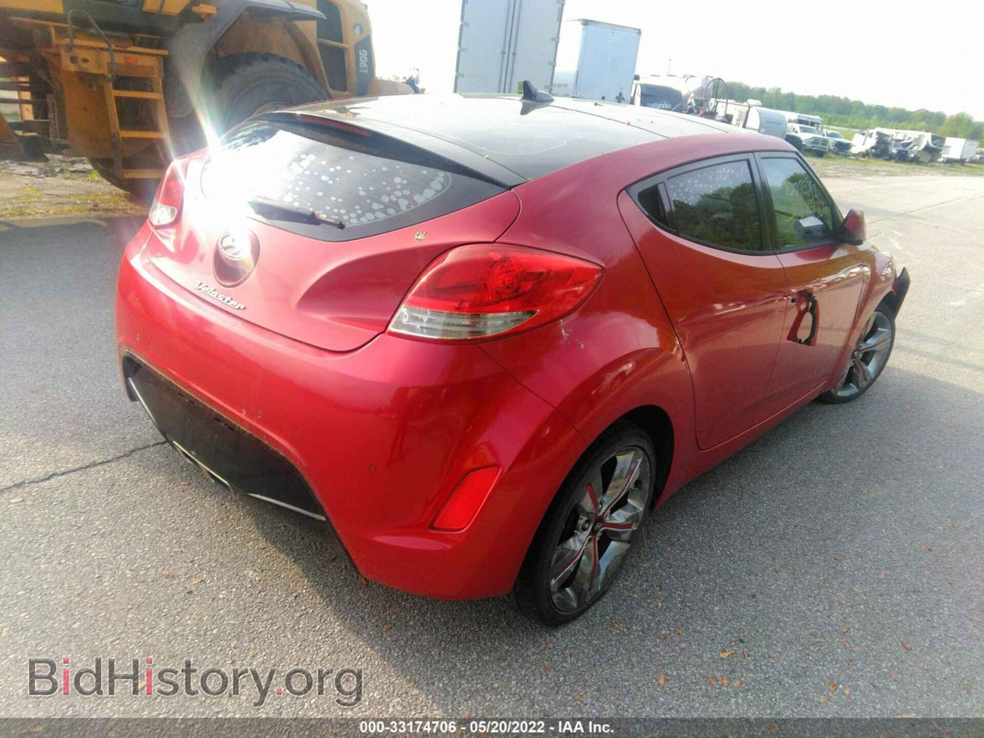 2012 HYUNDAI VELOSTER - VIN: KMHTC6AD7CU024281 - Фото 4