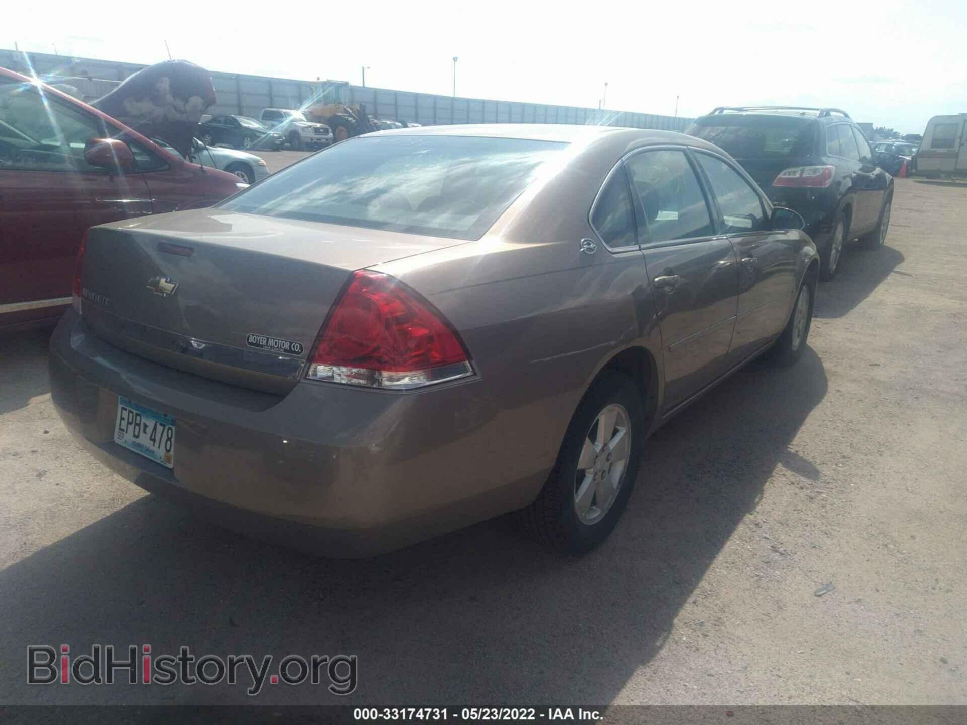 2006 CHEVROLET IMPALA - VIN: 2G1WT55K069336196 - Фото 4