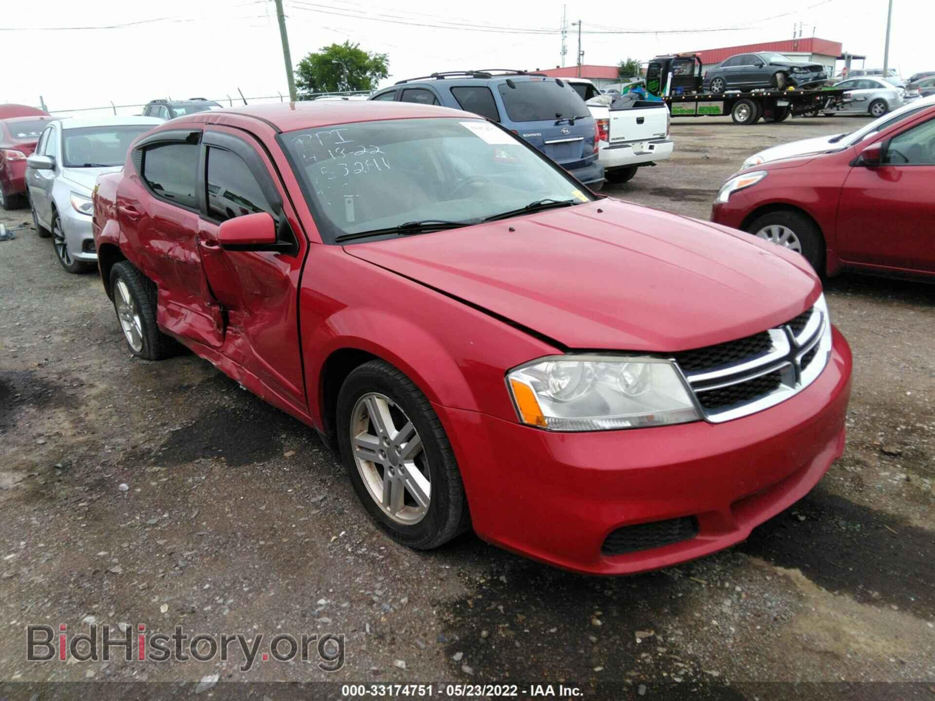 Photo 1C3CDZCB8CN153241 - DODGE AVENGER 2012