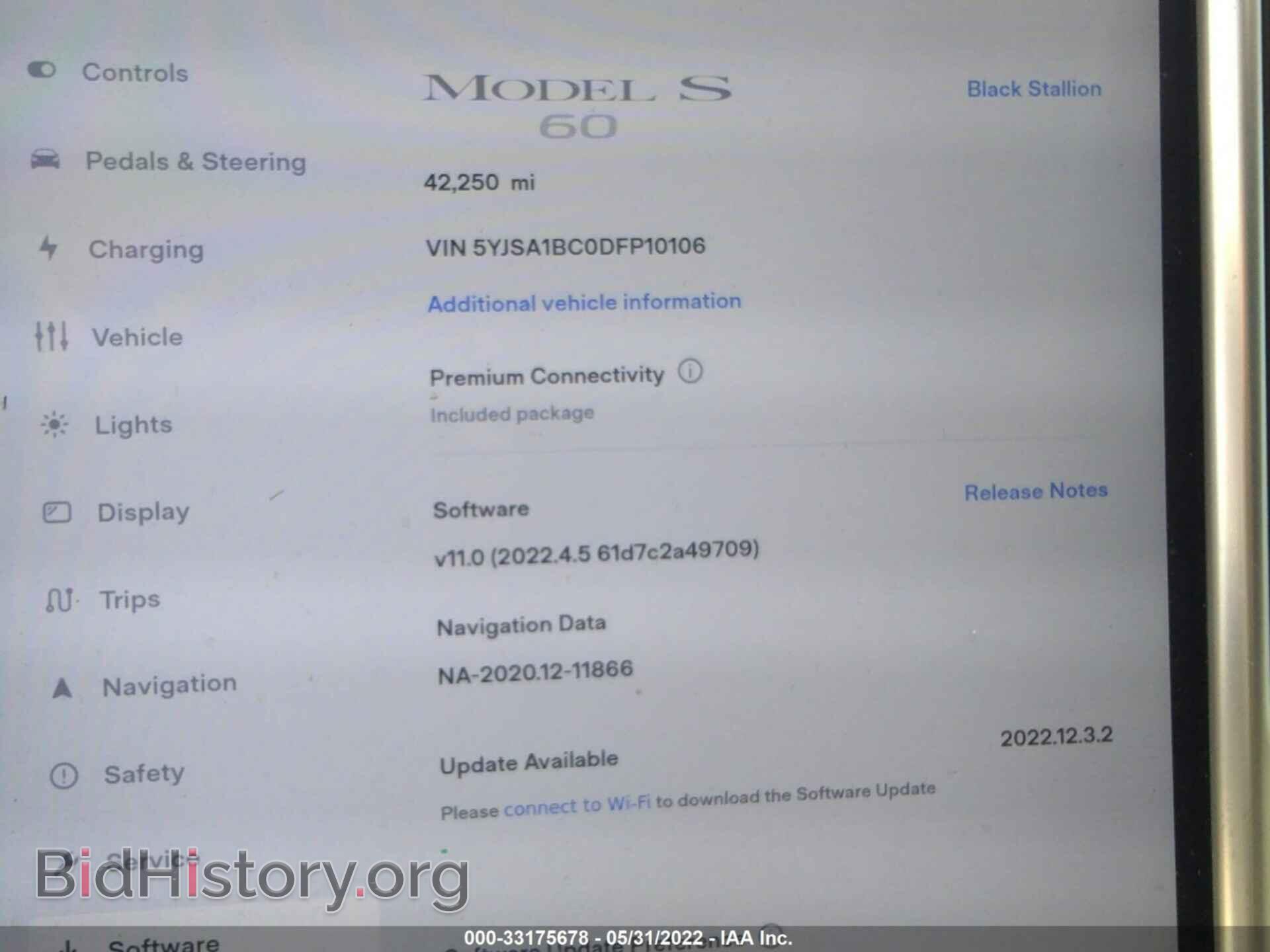 2013 TESLA MODEL S - VIN: 5YJSA1BC0DFP10106 - Photo 7