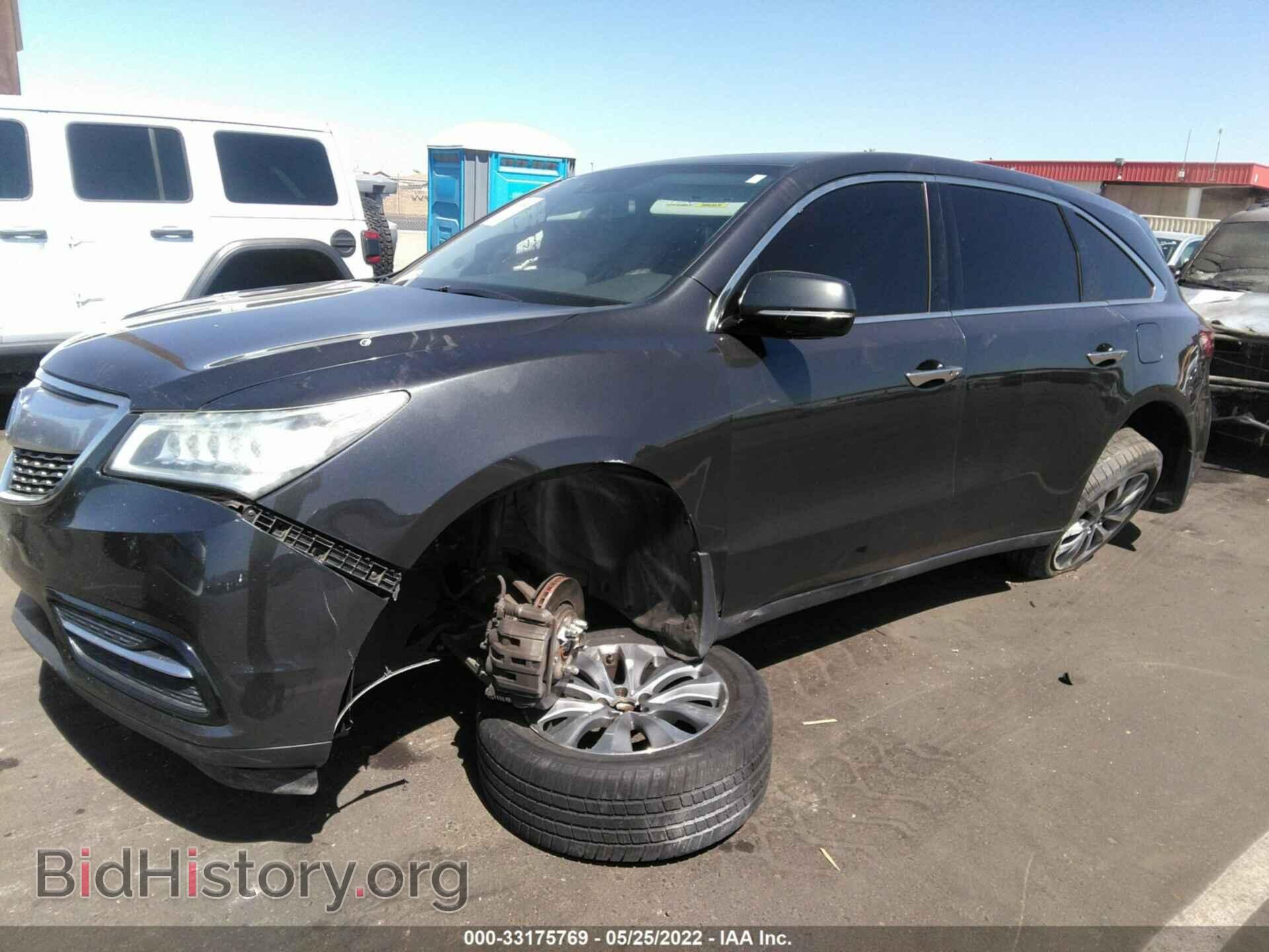 2014 ACURA MDX - VIN: 5FRYD3H40EB010292 - Фото 2
