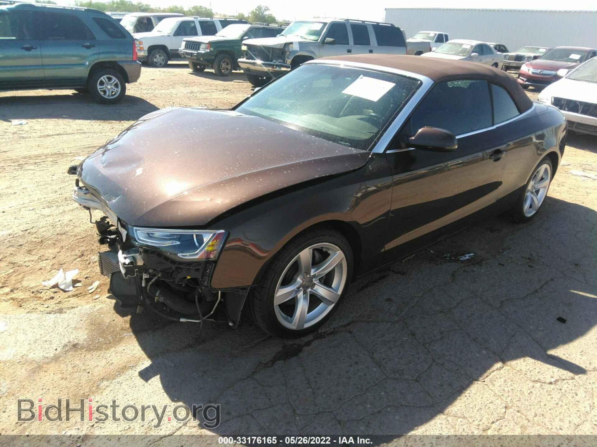 2014 AUDI A5 - VIN: WAULFAFH2EN002113 - Фото 2