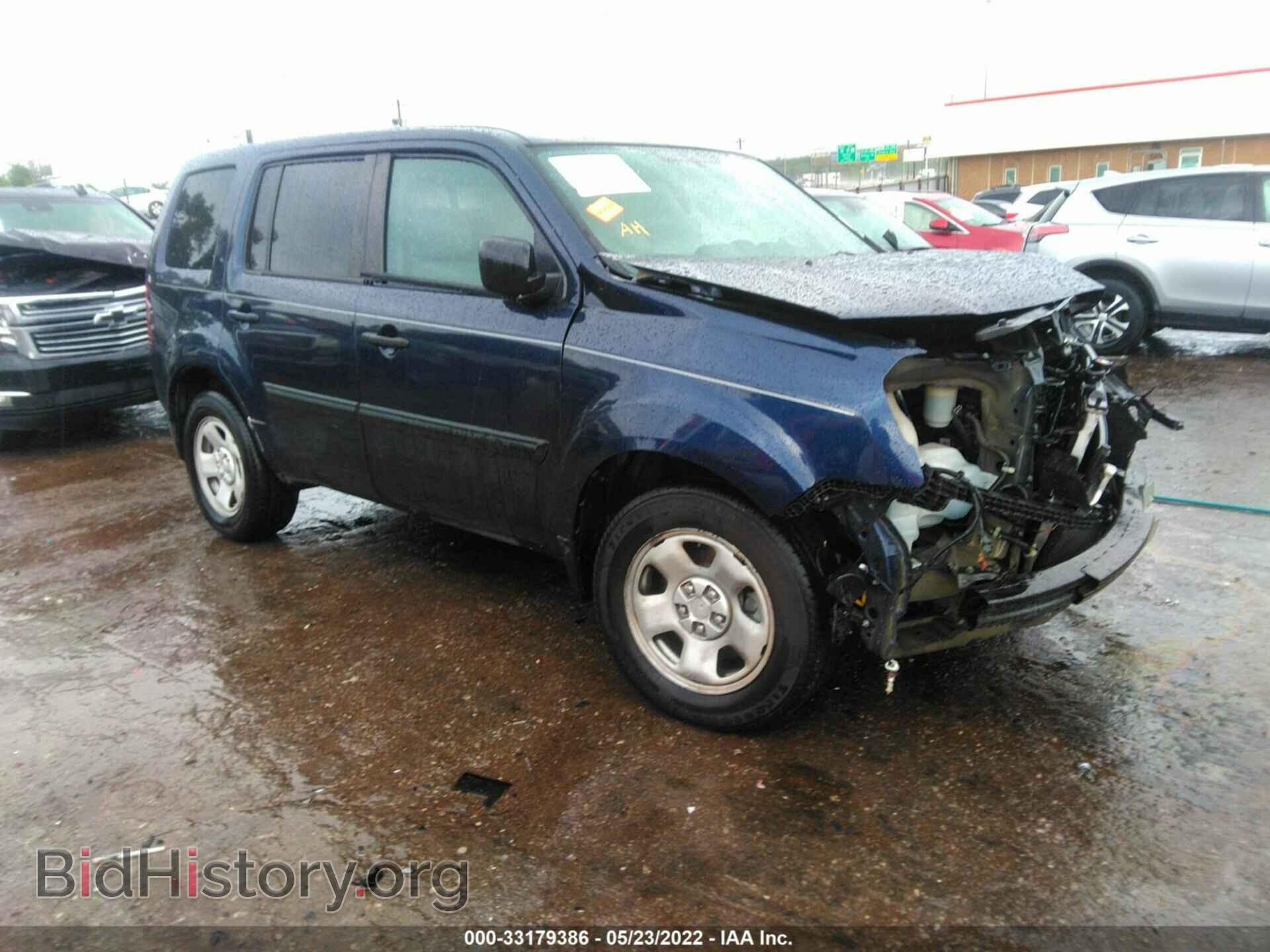 Photo 5FNYF3H26DB042107 - HONDA PILOT 2013