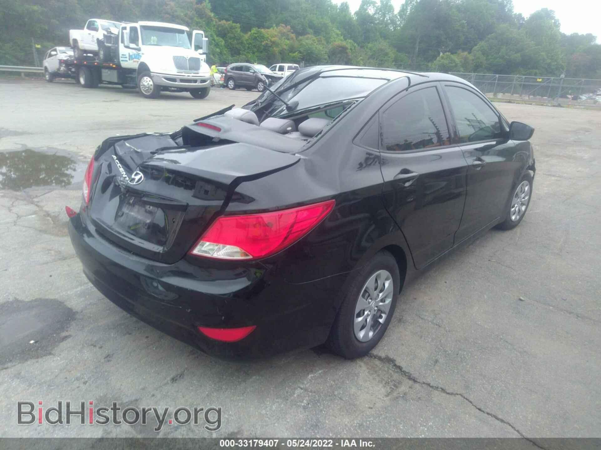 2016 HYUNDAI ACCENT - VIN: KMHCT4AE6GU134158 - Фото 4