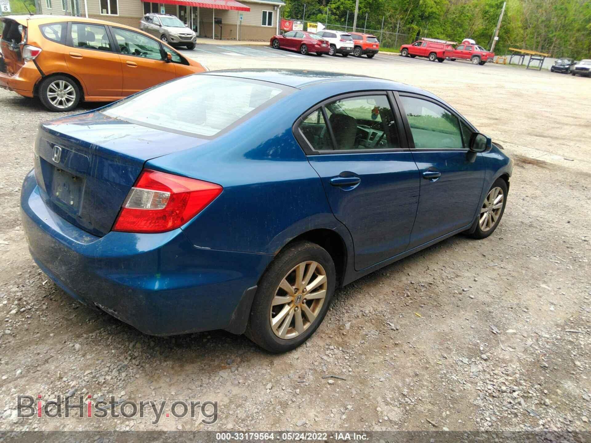 2012 HONDA CIVIC SDN - VIN: 2HGFB2F85CH501089 - Фото 4