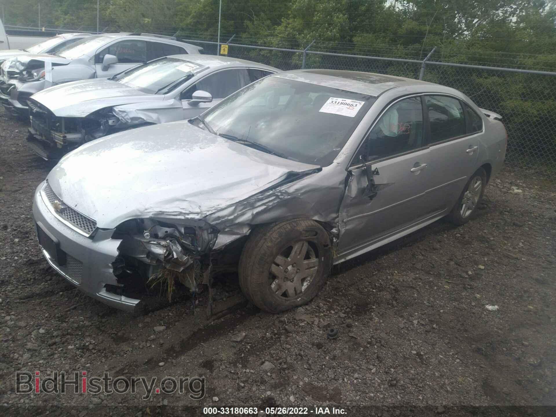 2012 CHEVROLET IMPALA - VIN: 2G1WB5E33C1112166 - Фото 2