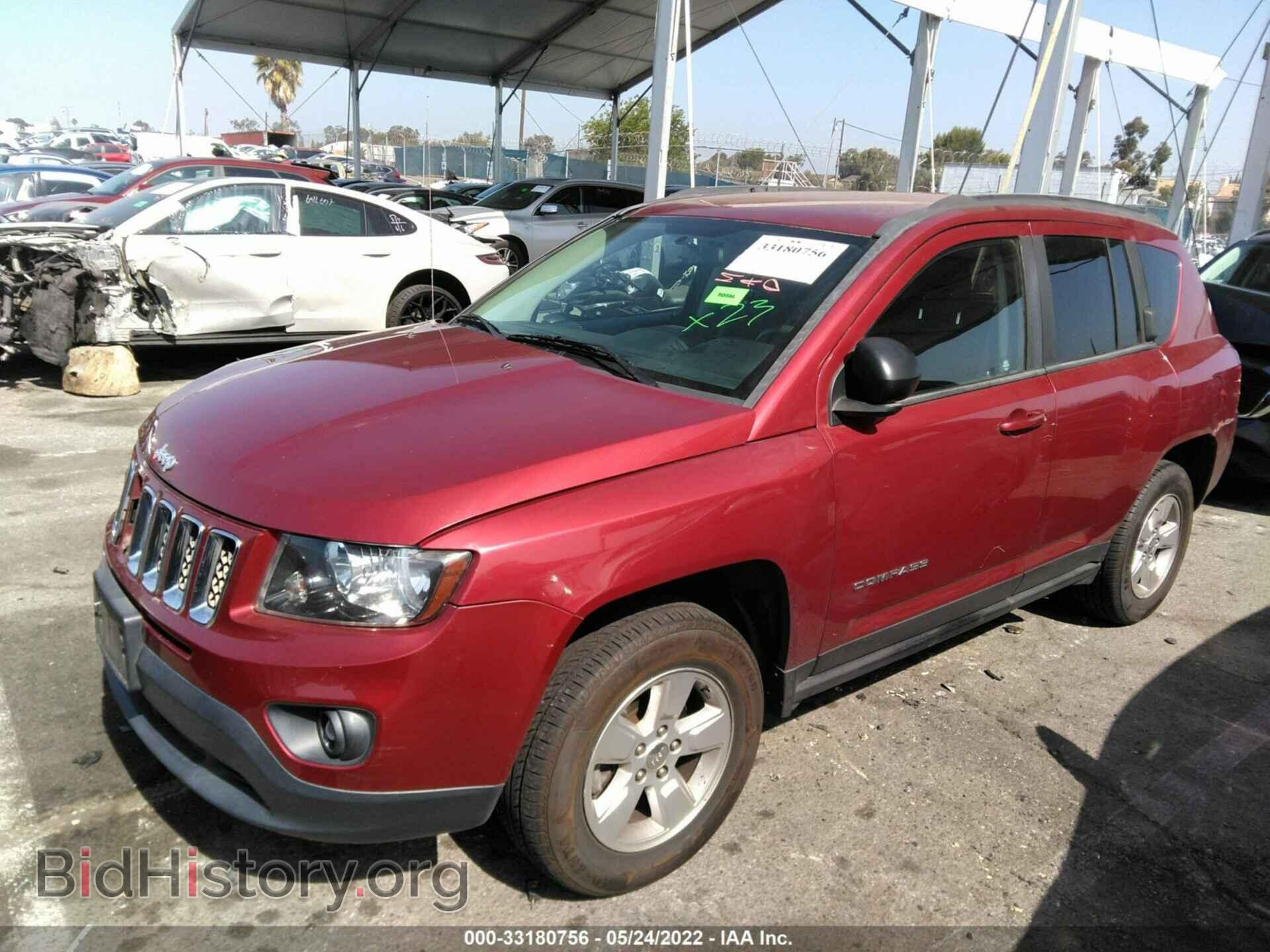 2014 JEEP COMPASS - VIN: 1C4NJCBA9ED843320 - Фото 2
