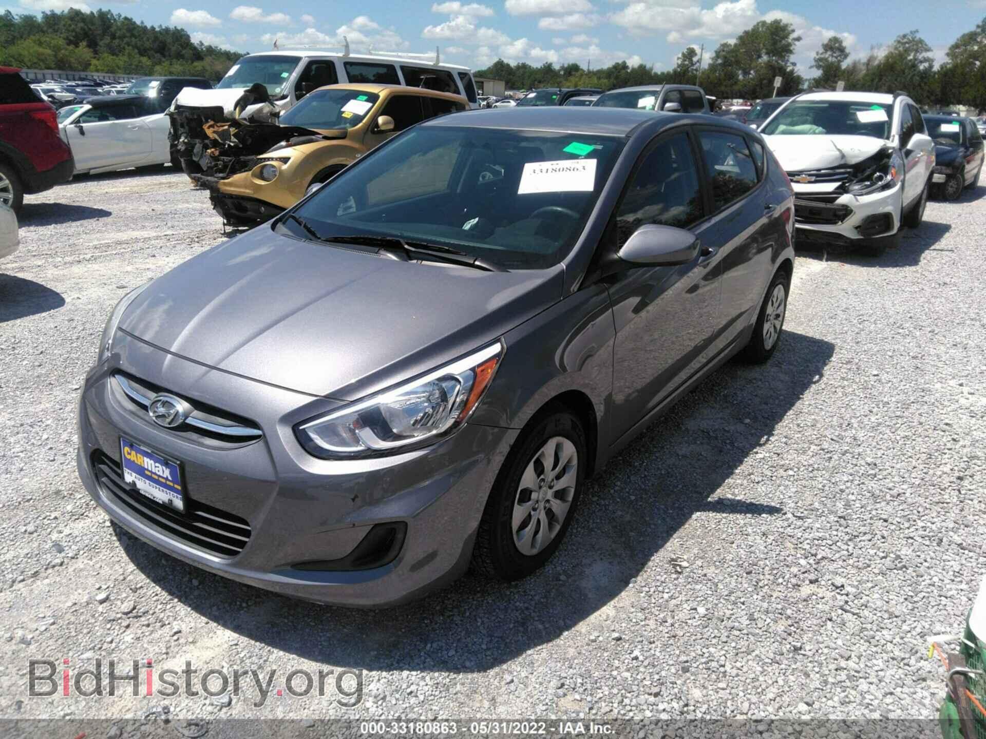 2017 HYUNDAI ACCENT - VIN: KMHCT5AE3HU346796 - Фото 2