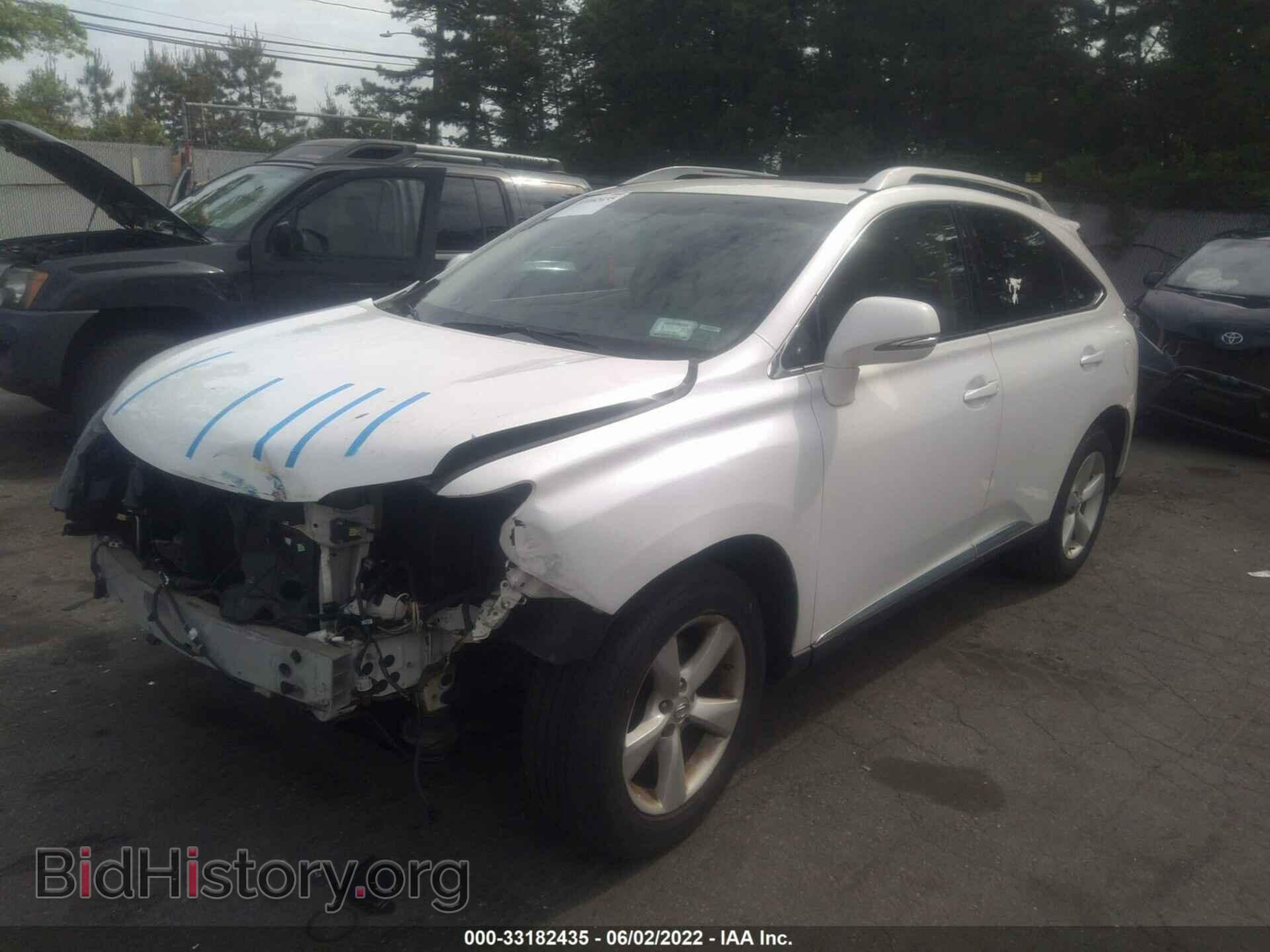 2013 LEXUS RX 350 - VIN: 2T2BK1BA3DC165370 - Фото 2