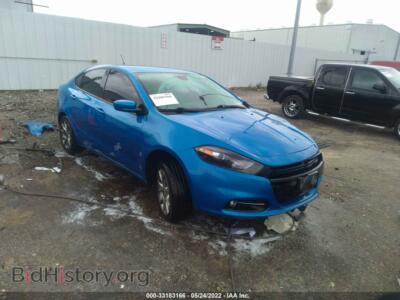 2015 Dodge DART SXT, синий — VIN 1C3CDFBB1FD237847, IAAI