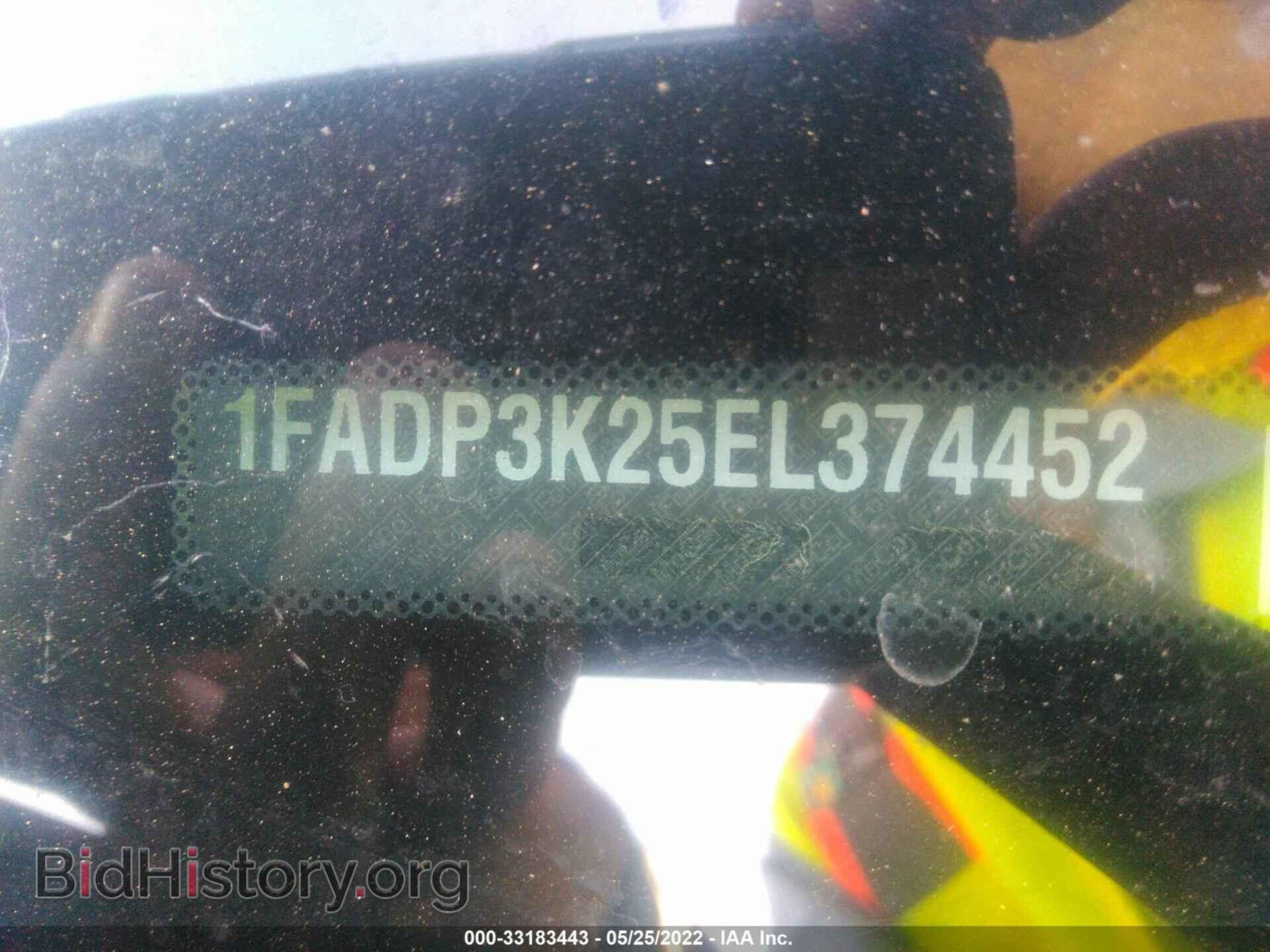 2014 FORD FOCUS - VIN: 1FADP3K25EL374452 - Фото 9