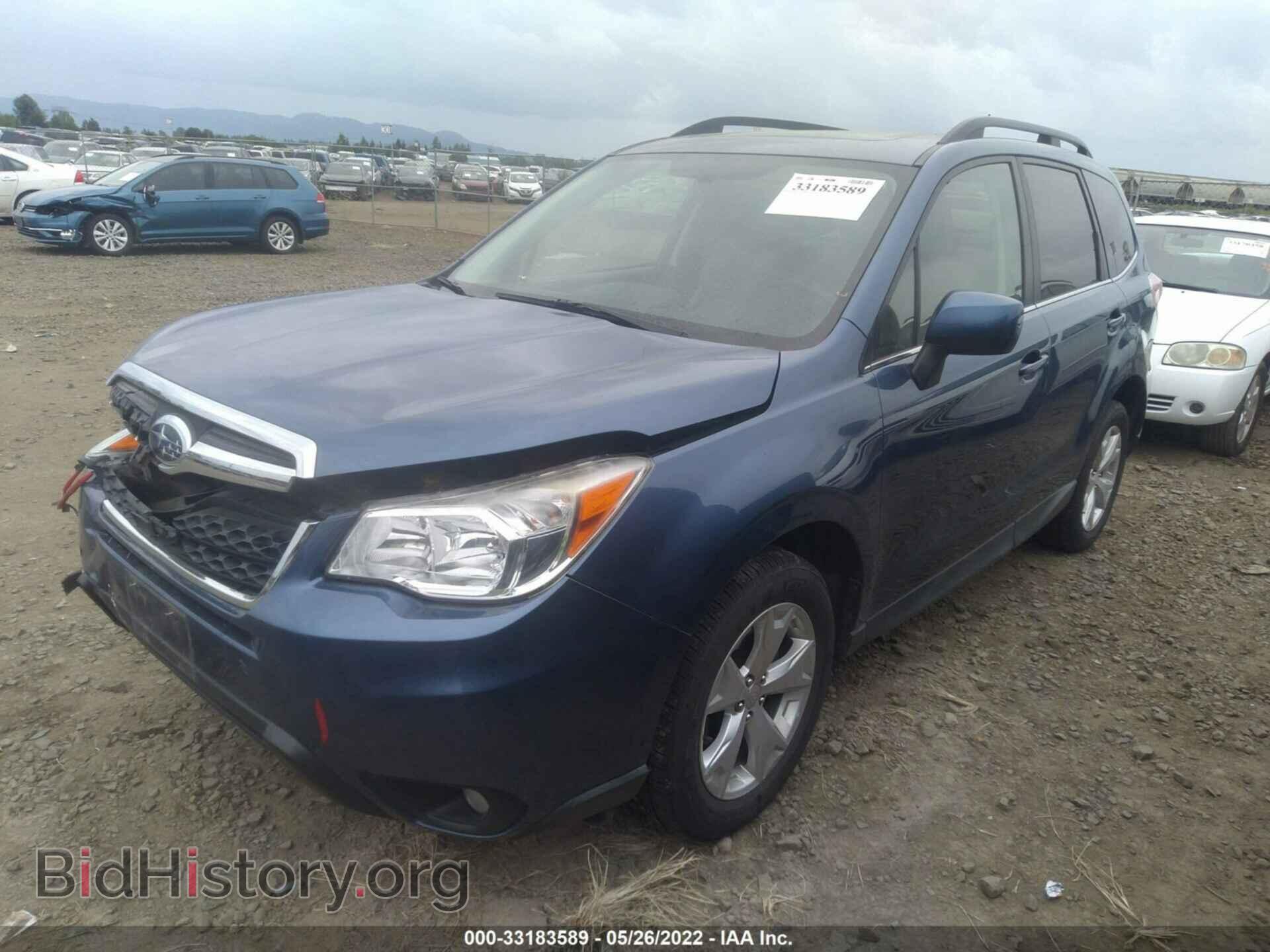 2014 SUBARU FORESTER - VIN: JF2SJAHC4EH514650 - Фото 2