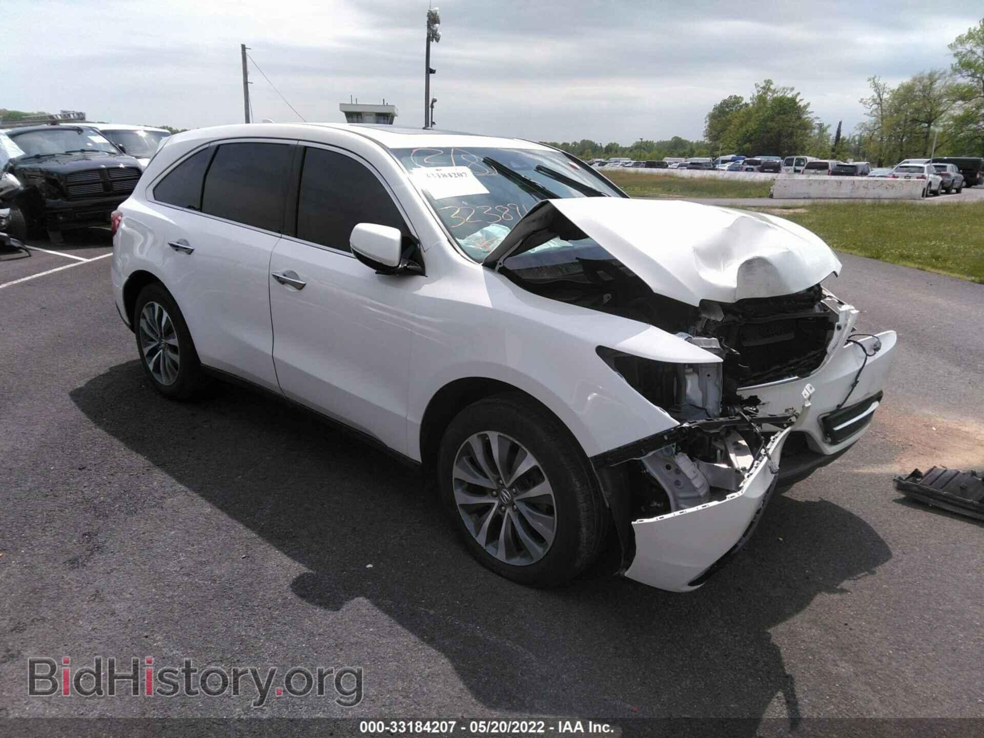 Photo 5FRYD4H46GB058081 - ACURA MDX 2016