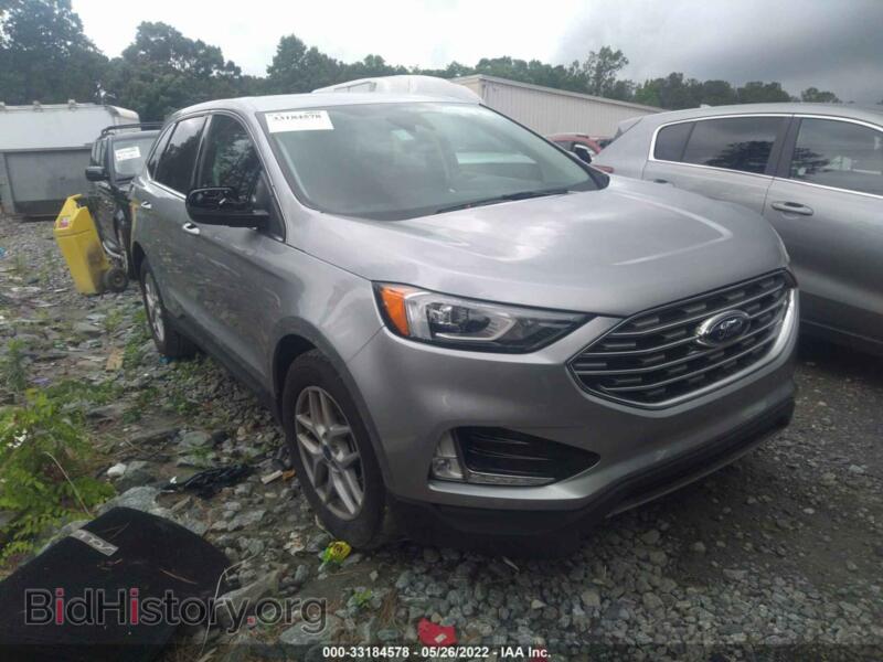 2021 Ford EDGE SEL/ST-Line (VIN 2FMPK4J91MBA11621) — фото 1 из 11, IAAI, повреждение: левый бок