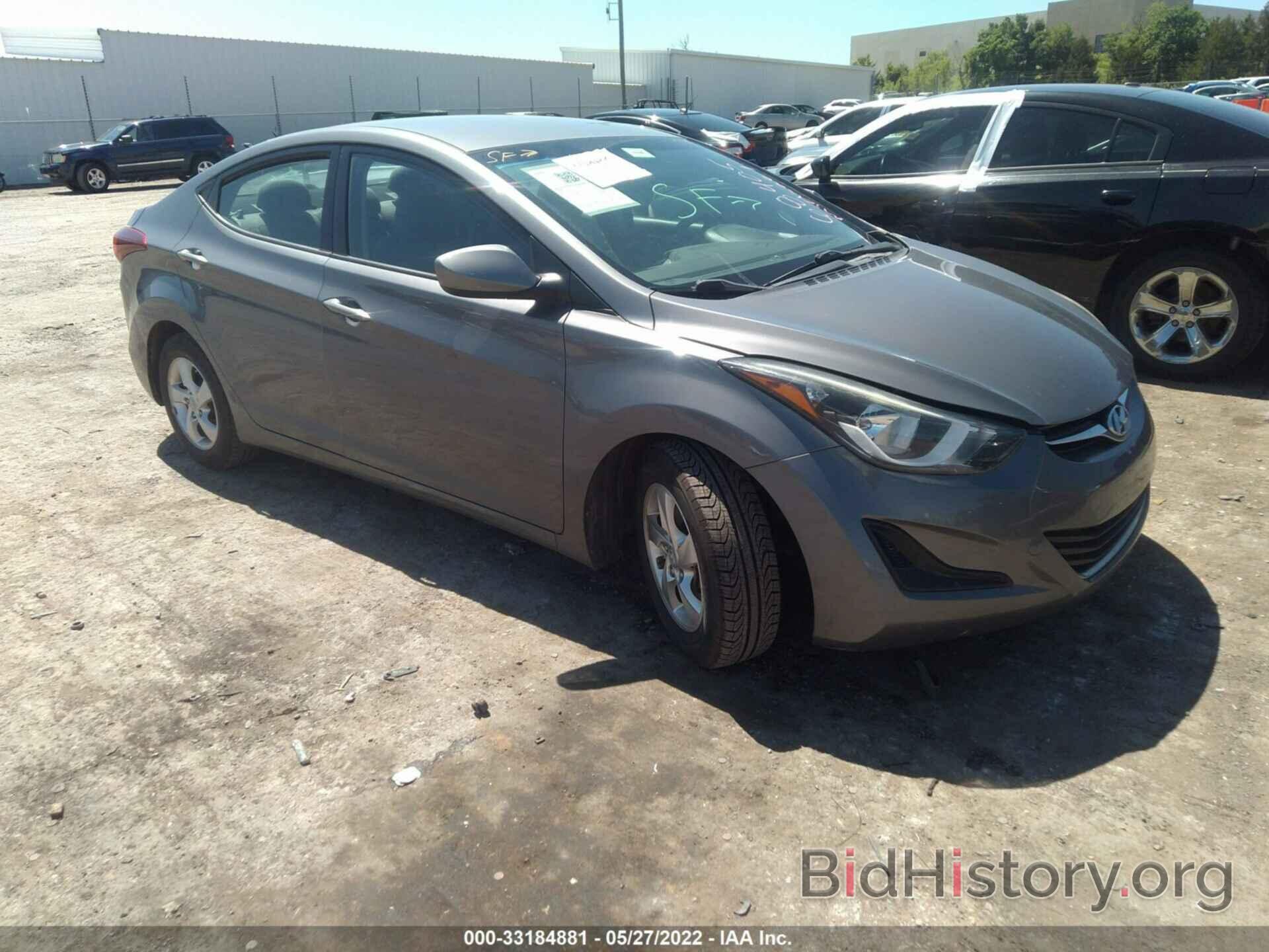 Photo 5NPDH4AE0EH505123 - HYUNDAI ELANTRA 2014