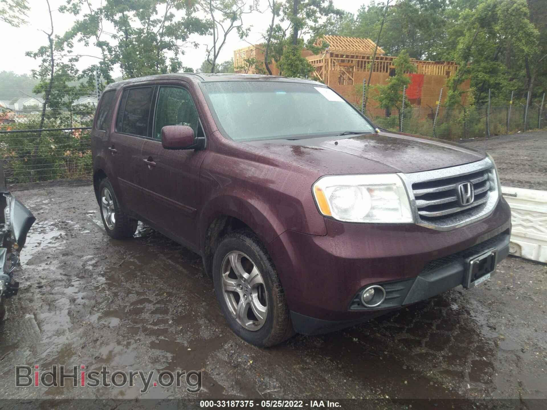 Фотография 5FNYF3H44CB011972 - HONDA PILOT 2012