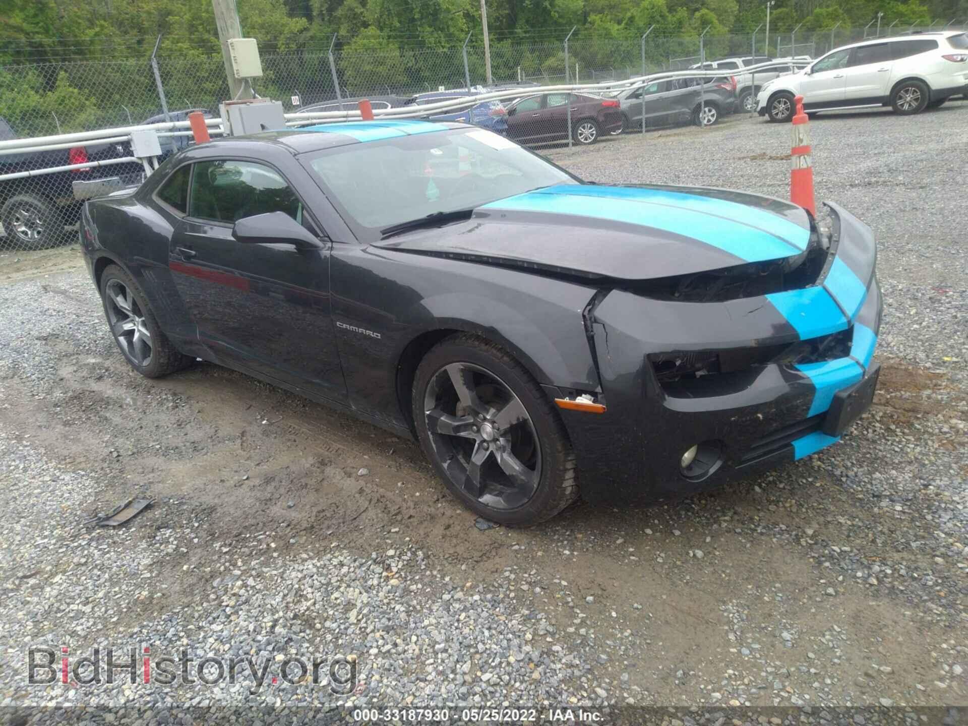 Photo 2G1FB1E32C9164348 - CHEVROLET CAMARO 2012