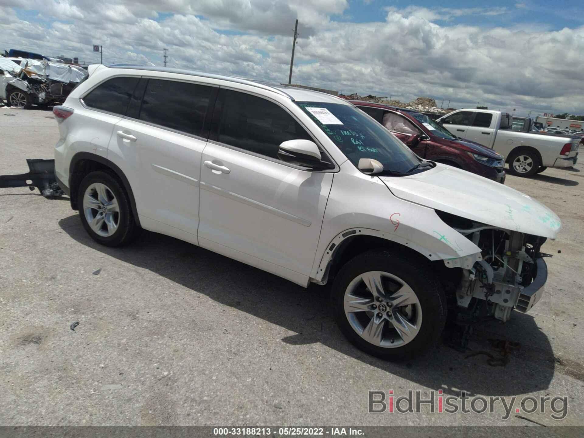 Photo 5TDYKRFH4GS177799 - TOYOTA HIGHLANDER 2016