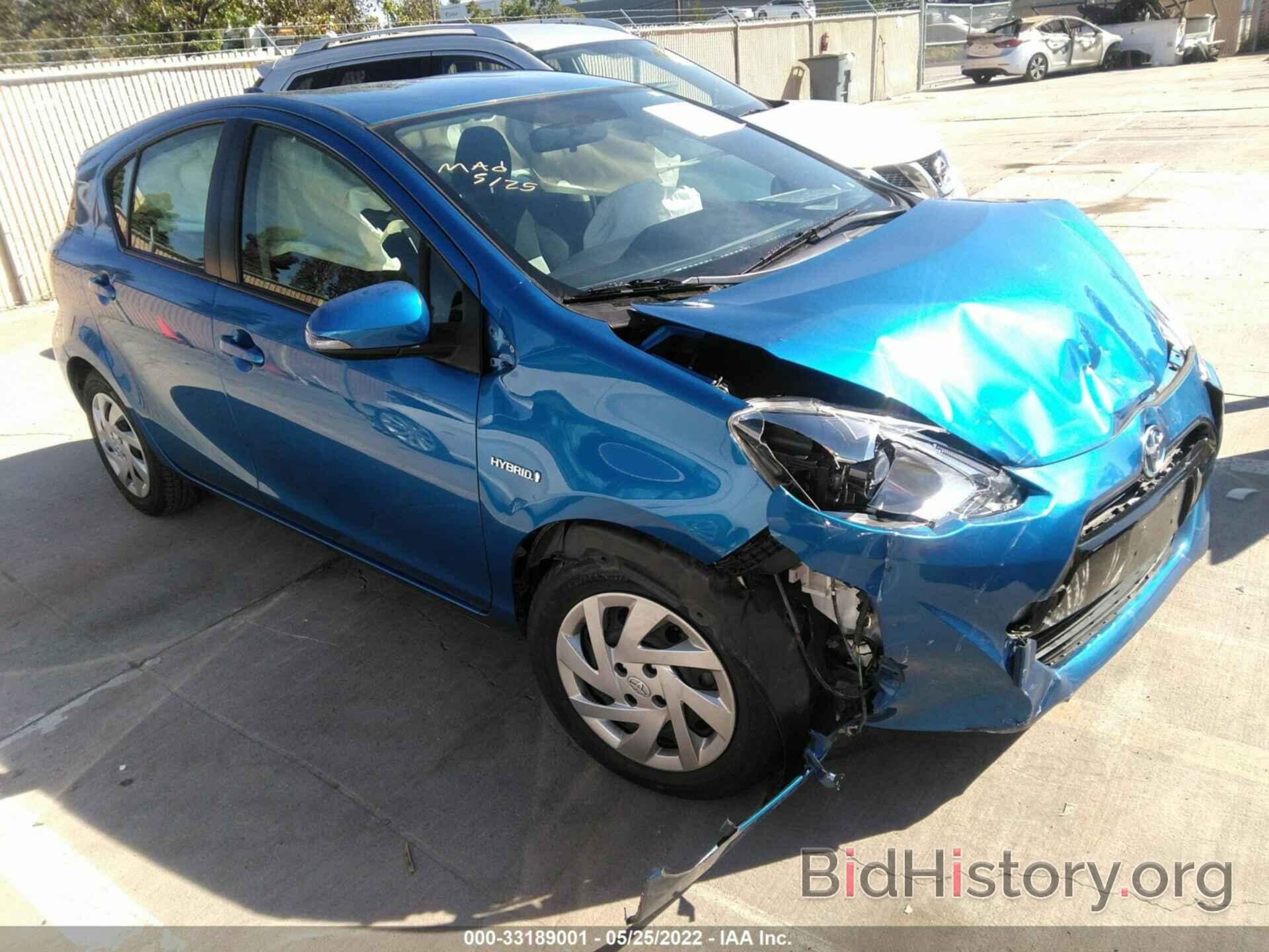 Photo JTDKDTB3XF1093344 - TOYOTA PRIUS C 2015