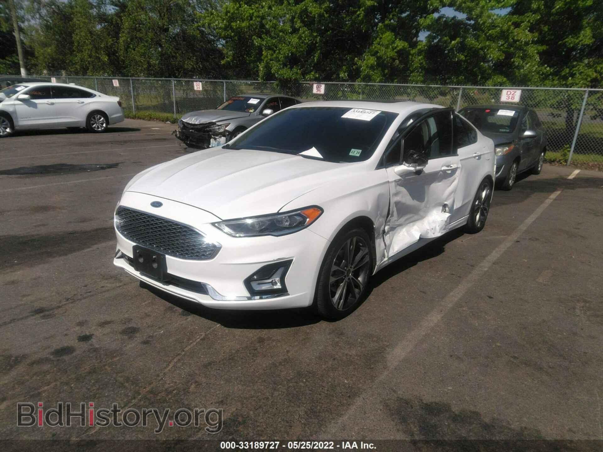 2019 FORD FUSION - VIN: 3FA6P0D98KR222728 - Фото 2