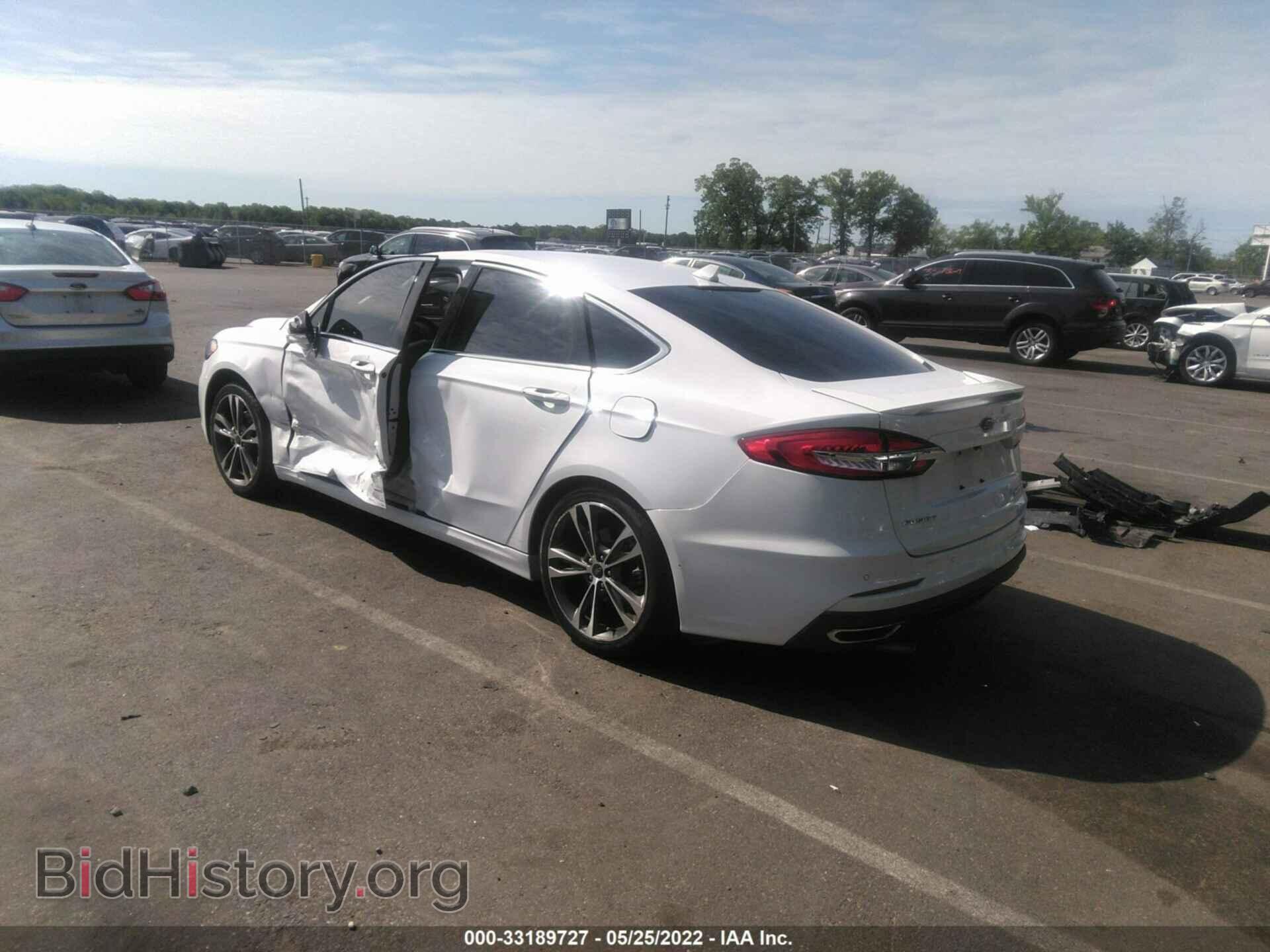 2019 FORD FUSION - VIN: 3FA6P0D98KR222728 - Фото 3