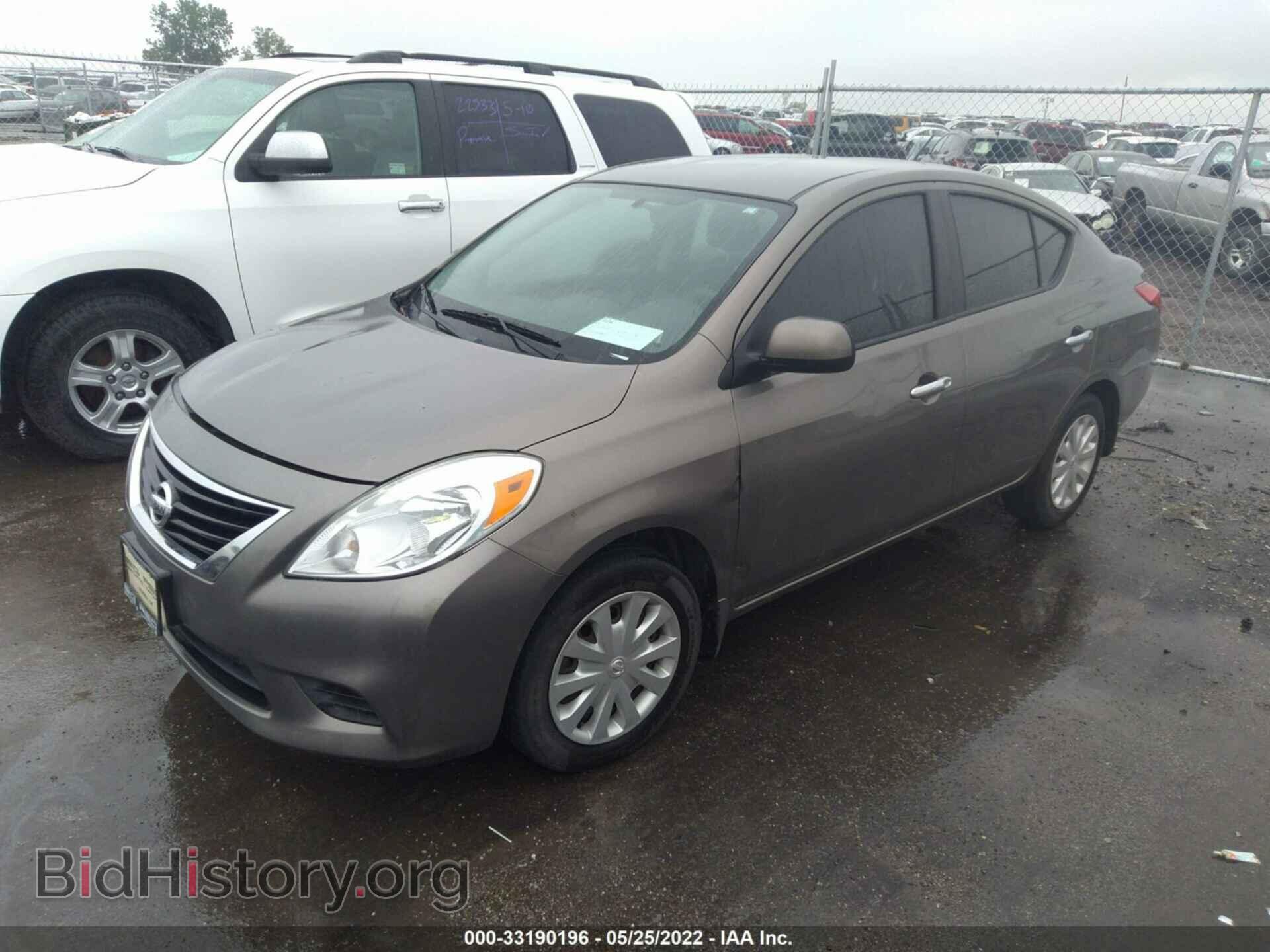 2012 NISSAN VERSA - VIN: 3N1CN7AP4CL931663 - Фото 2