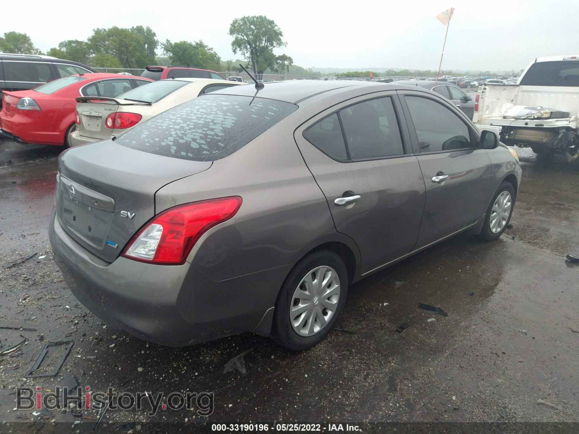 2012 NISSAN VERSA - VIN: 3N1CN7AP4CL931663 - Фото 4