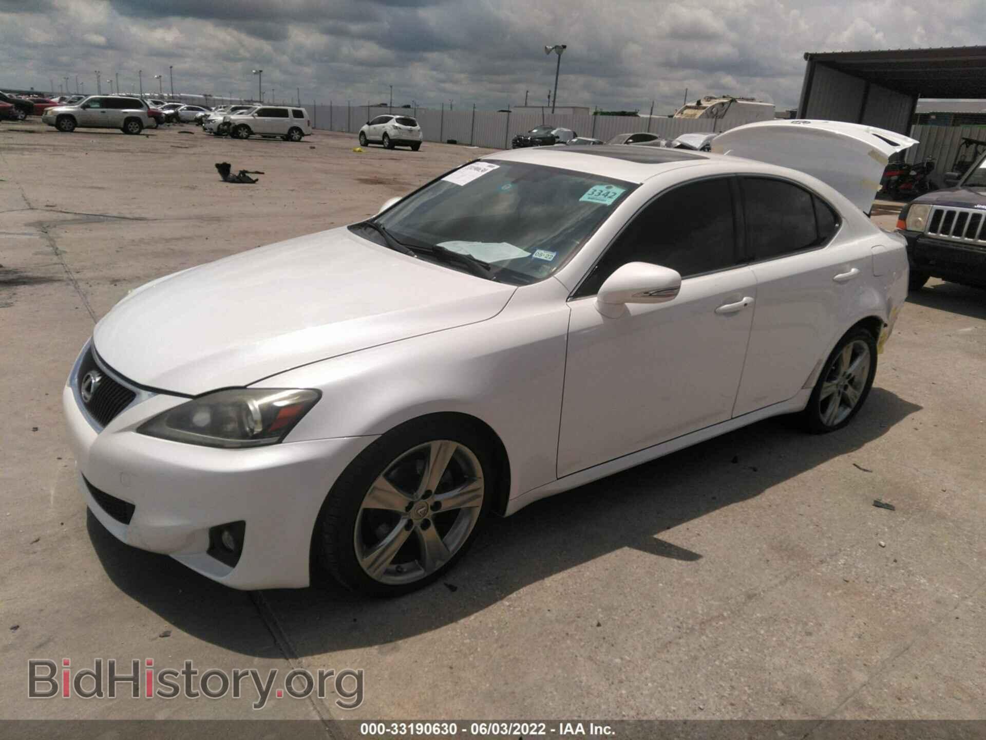 2012 LEXUS IS 250 - VIN: JTHBF5C22C5162624 - Фото 2