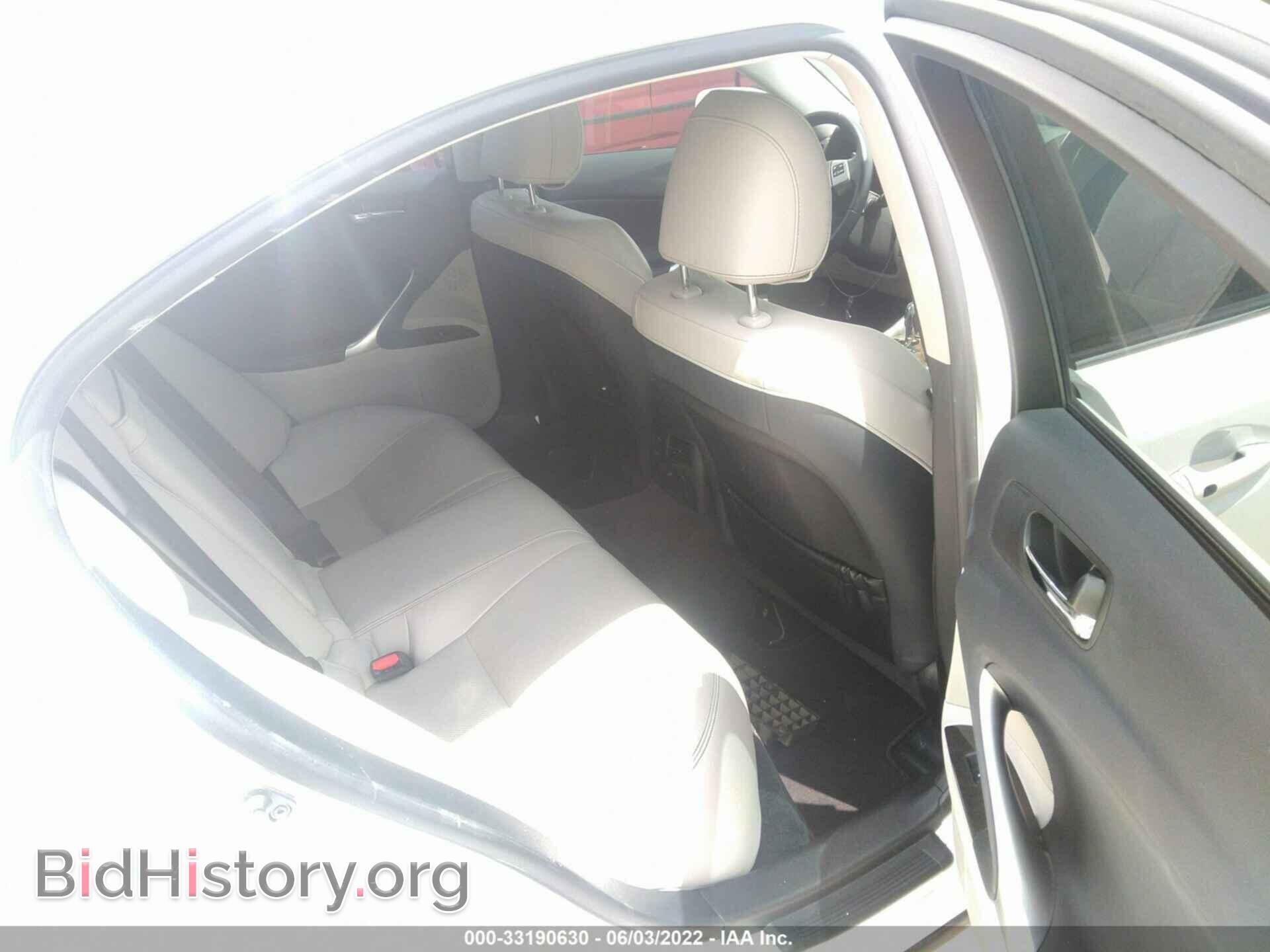 2012 LEXUS IS 250 - VIN: JTHBF5C22C5162624 - Фото 8