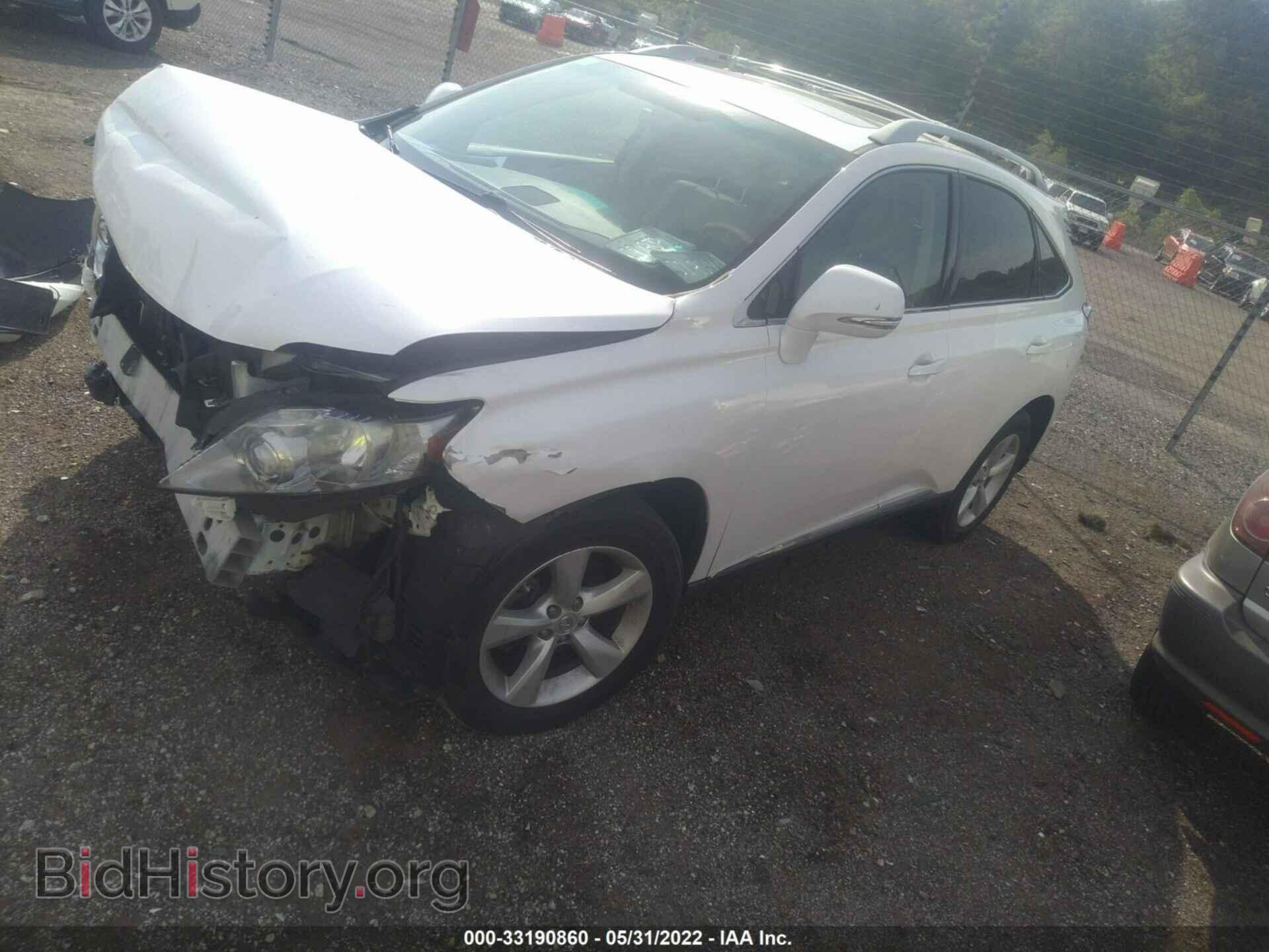 2011 LEXUS RX 350 - VIN: 2T2BK1BA3BC099528 - Фото 2