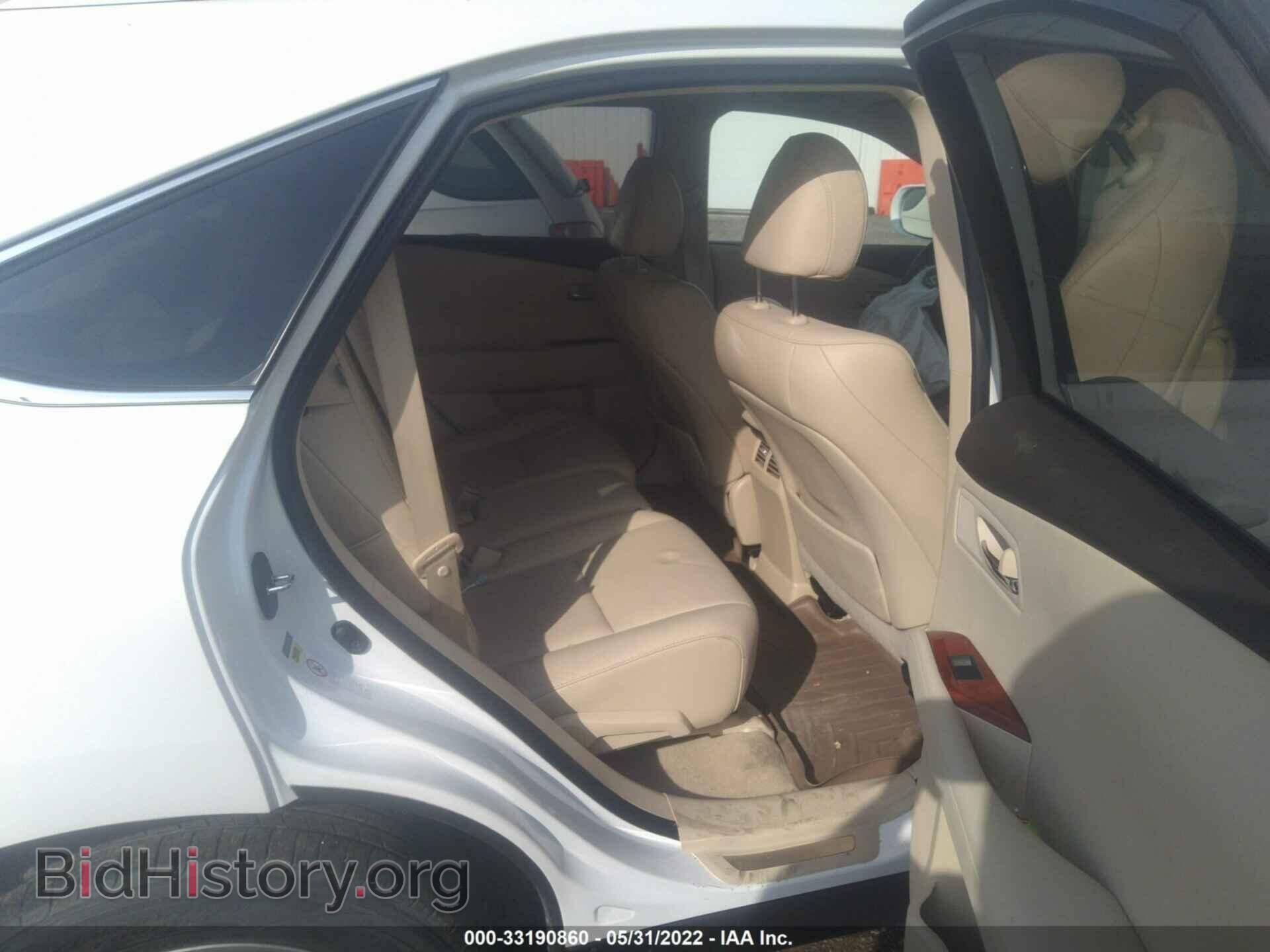 2011 LEXUS RX 350 - VIN: 2T2BK1BA3BC099528 - Фото 8