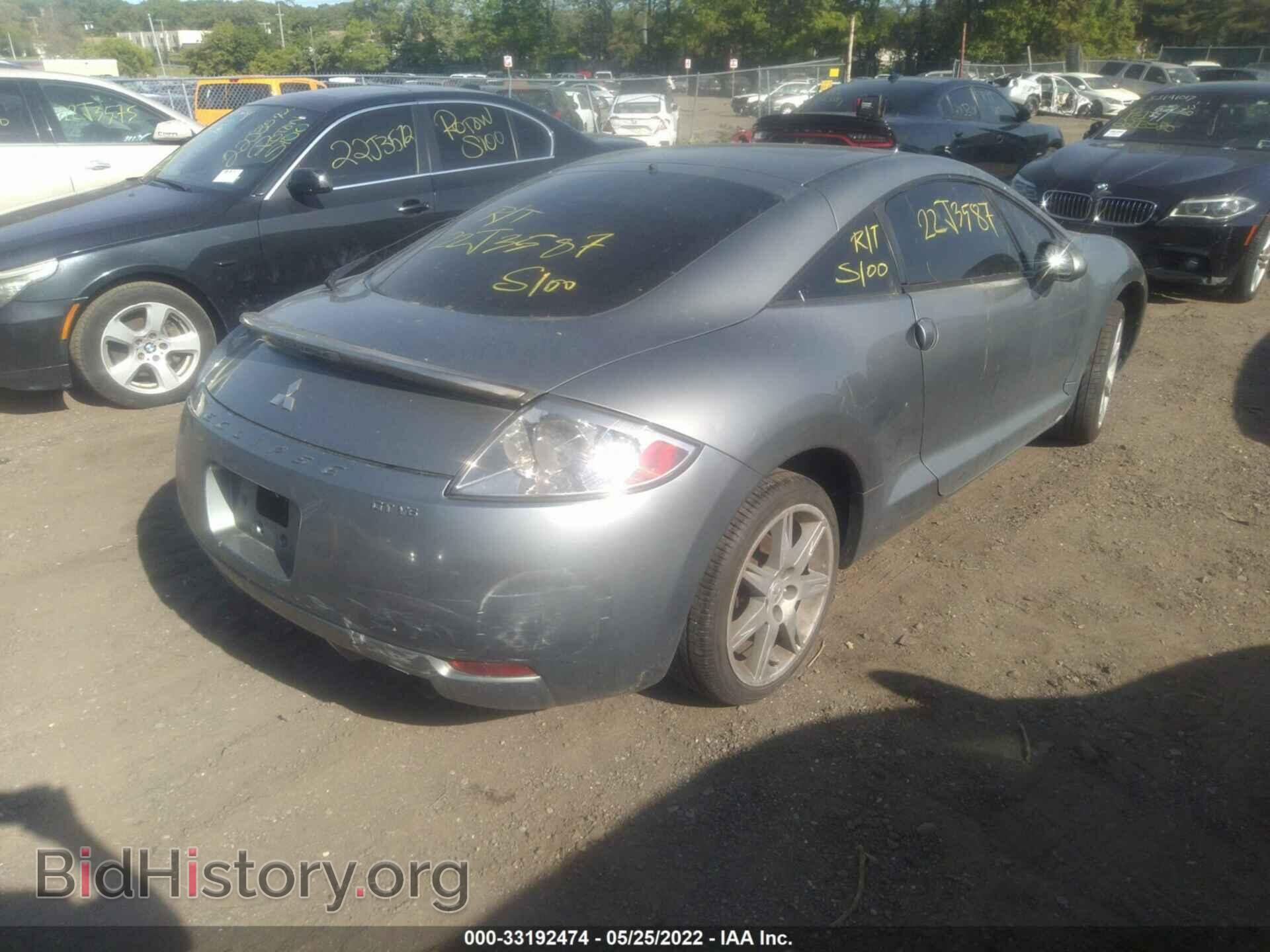 2007 MITSUBISHI ECLIPSE - VIN: 4A3AK34T17E008543 - Фото 4