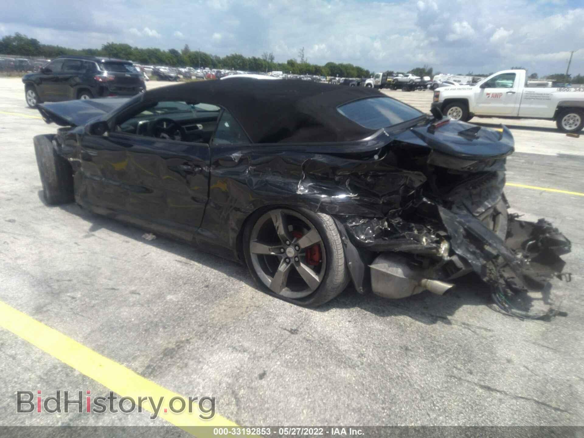 2012 CHEVROLET CAMARO - VIN: 2G1FB3D36C9116395 - Фото 3