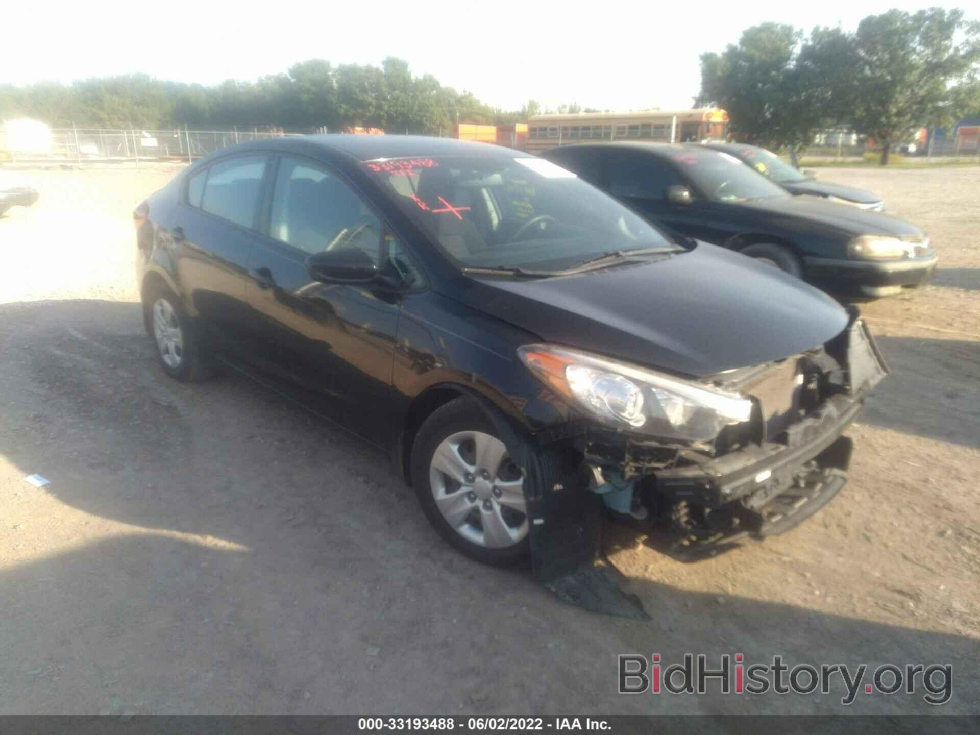 Photo KNAFK4A62G5569148 - KIA FORTE 2016