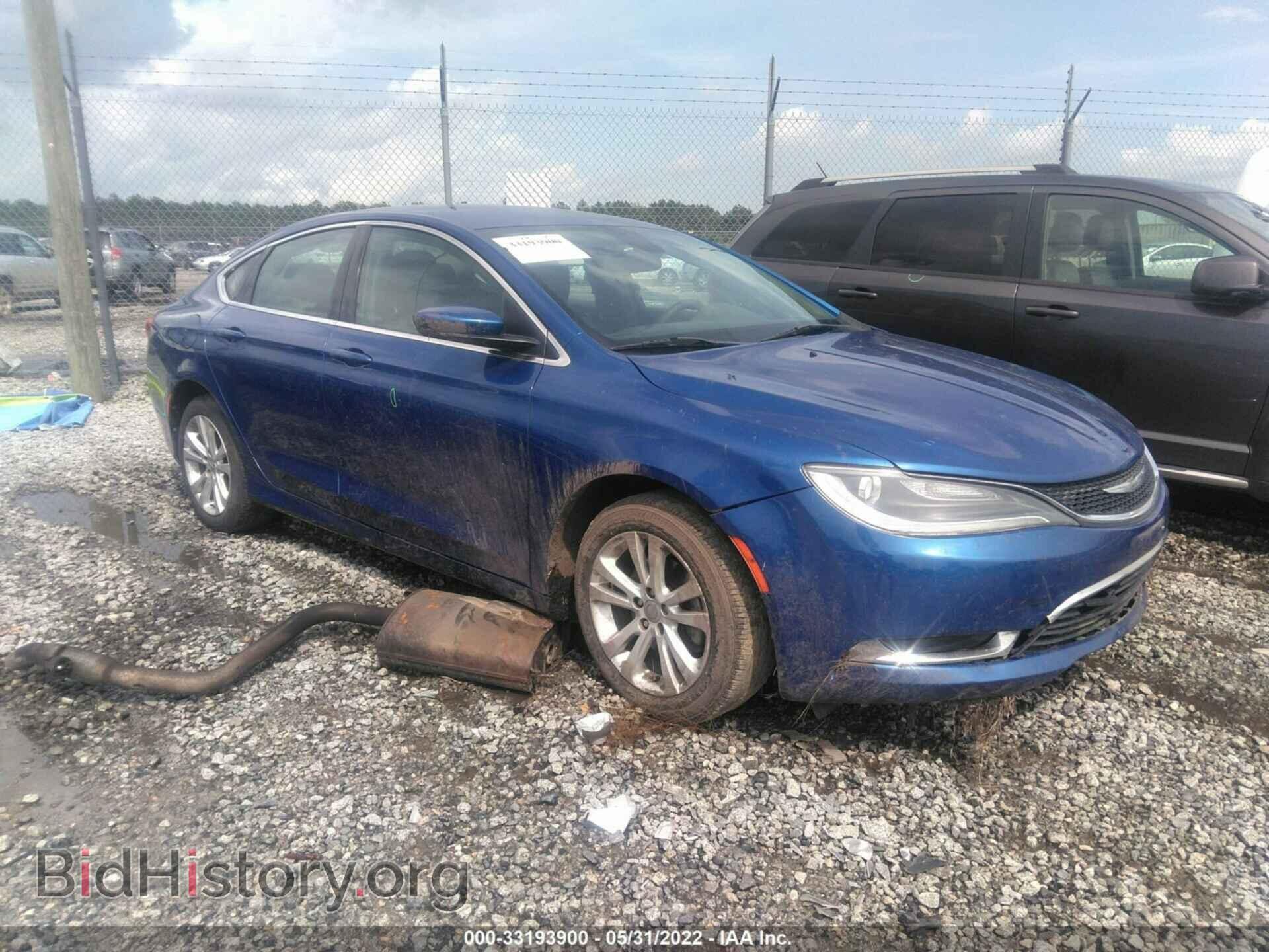 Фотография 1C3CCCAB0FN624614 - CHRYSLER 200 2015