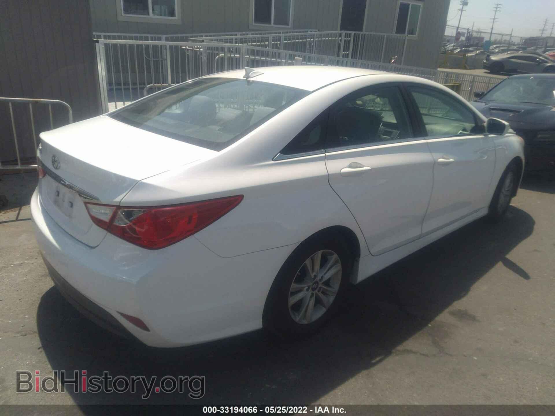 2014 HYUNDAI SONATA - VIN: 5NPEB4ACXEH868730 - Фото 4