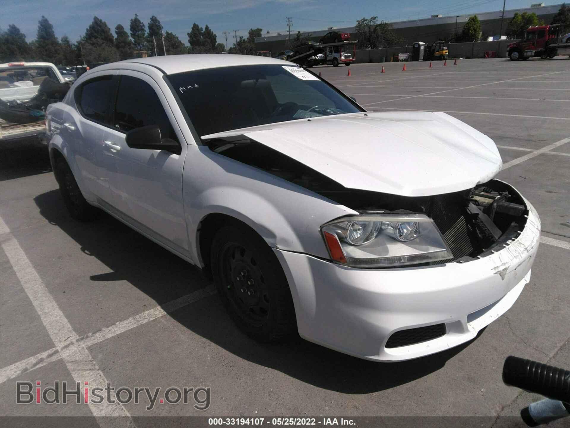Photo 1C3CDZAB3CN259552 - DODGE AVENGER 2012