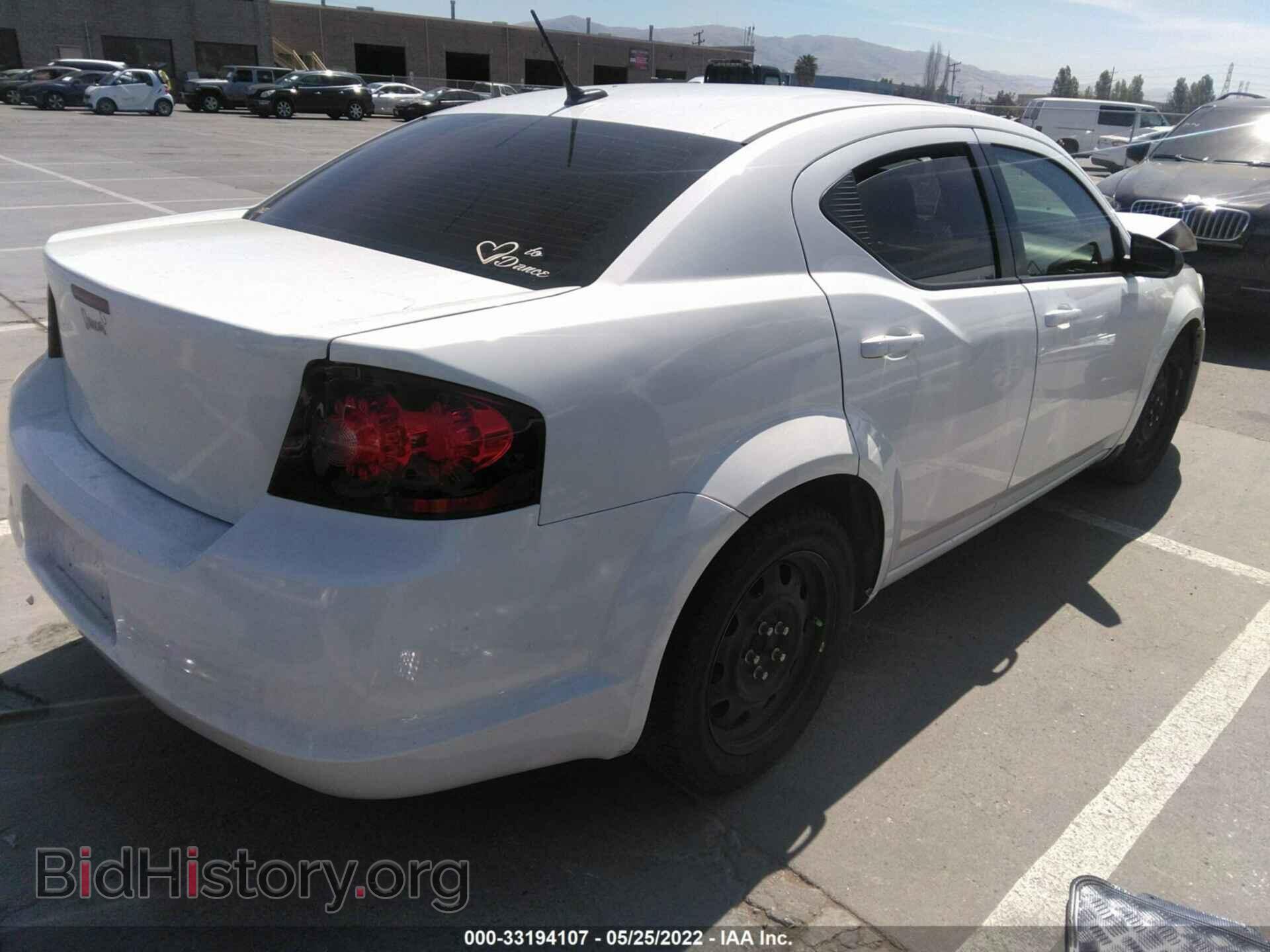 2012 DODGE AVENGER - VIN: 1C3CDZAB3CN259552 - Фото 4
