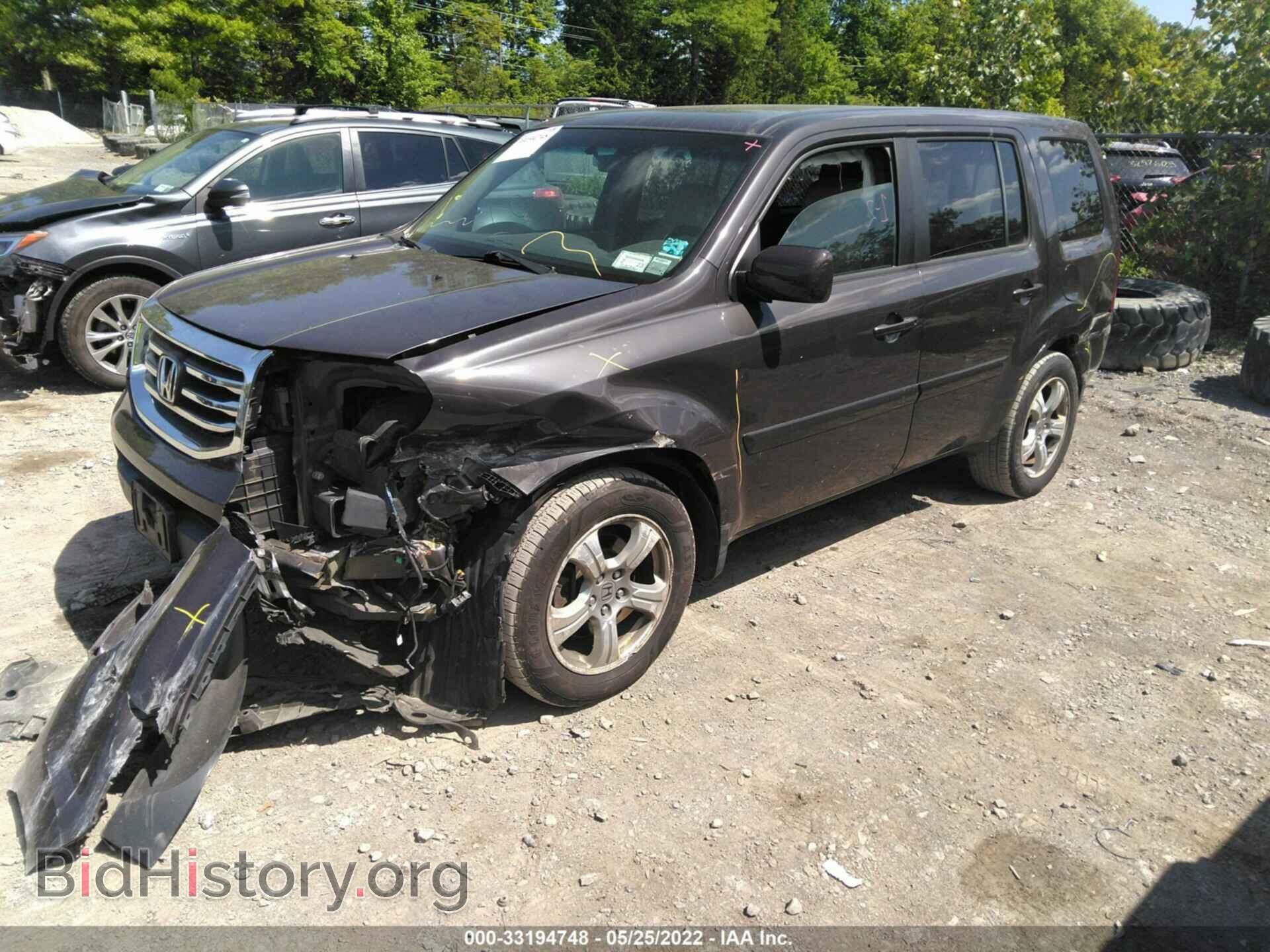 2012 HONDA PILOT - VIN: 5FNYF4H40CB043484 - Фото 2