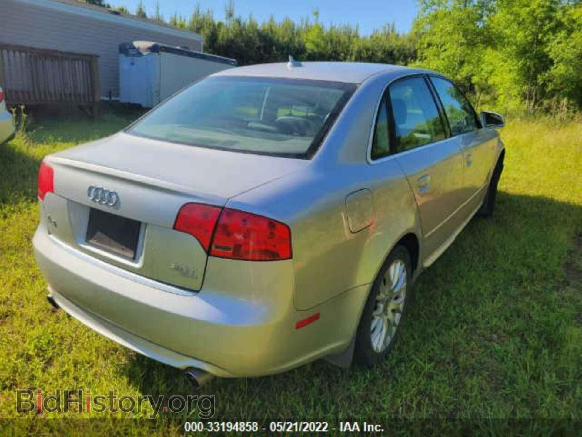2008 AUDI A4 - VIN: WAUDF78E88A137702 - Фото 4