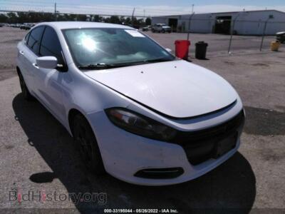 2015 Dodge DART SXT, white — VIN 1C3CDFBB3FD277718, IAAI