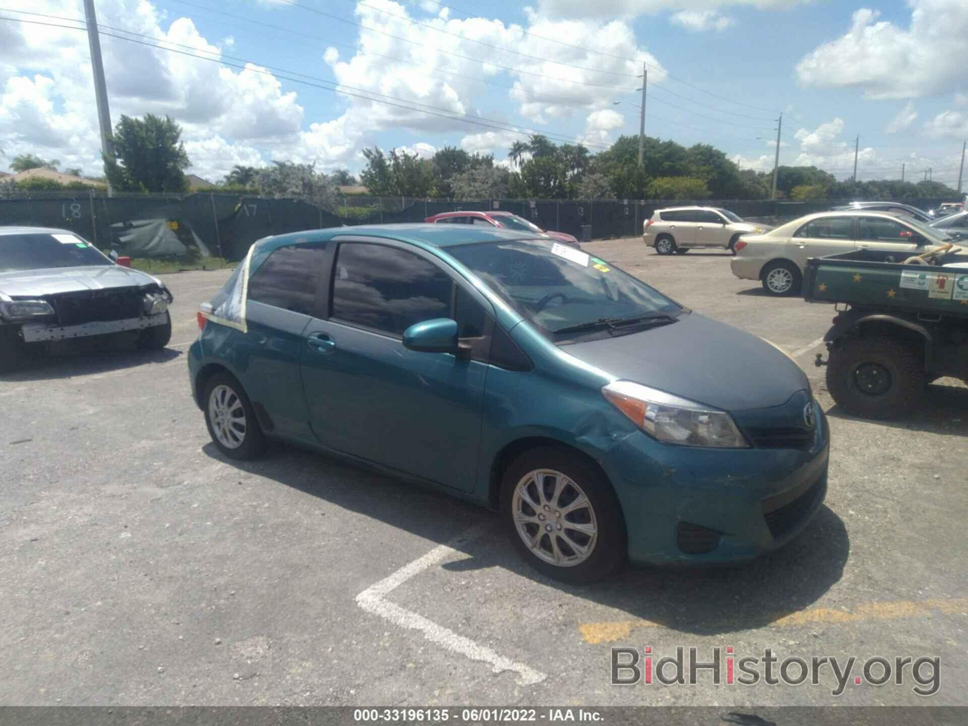 Photo JTDJTUD33CD509665 - TOYOTA YARIS 2012