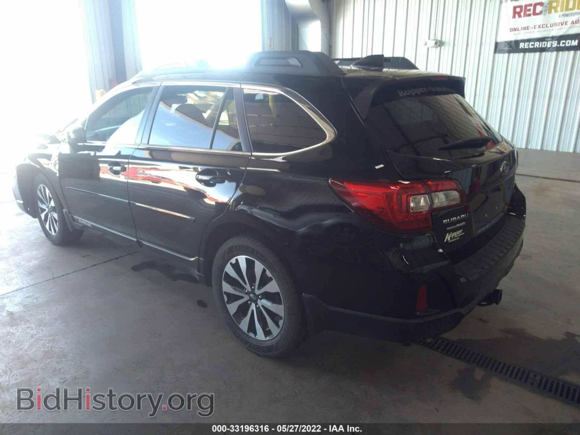 2016 SUBARU OUTBACK - VIN: 4S4BSBLC4G3234666 - Фото 3