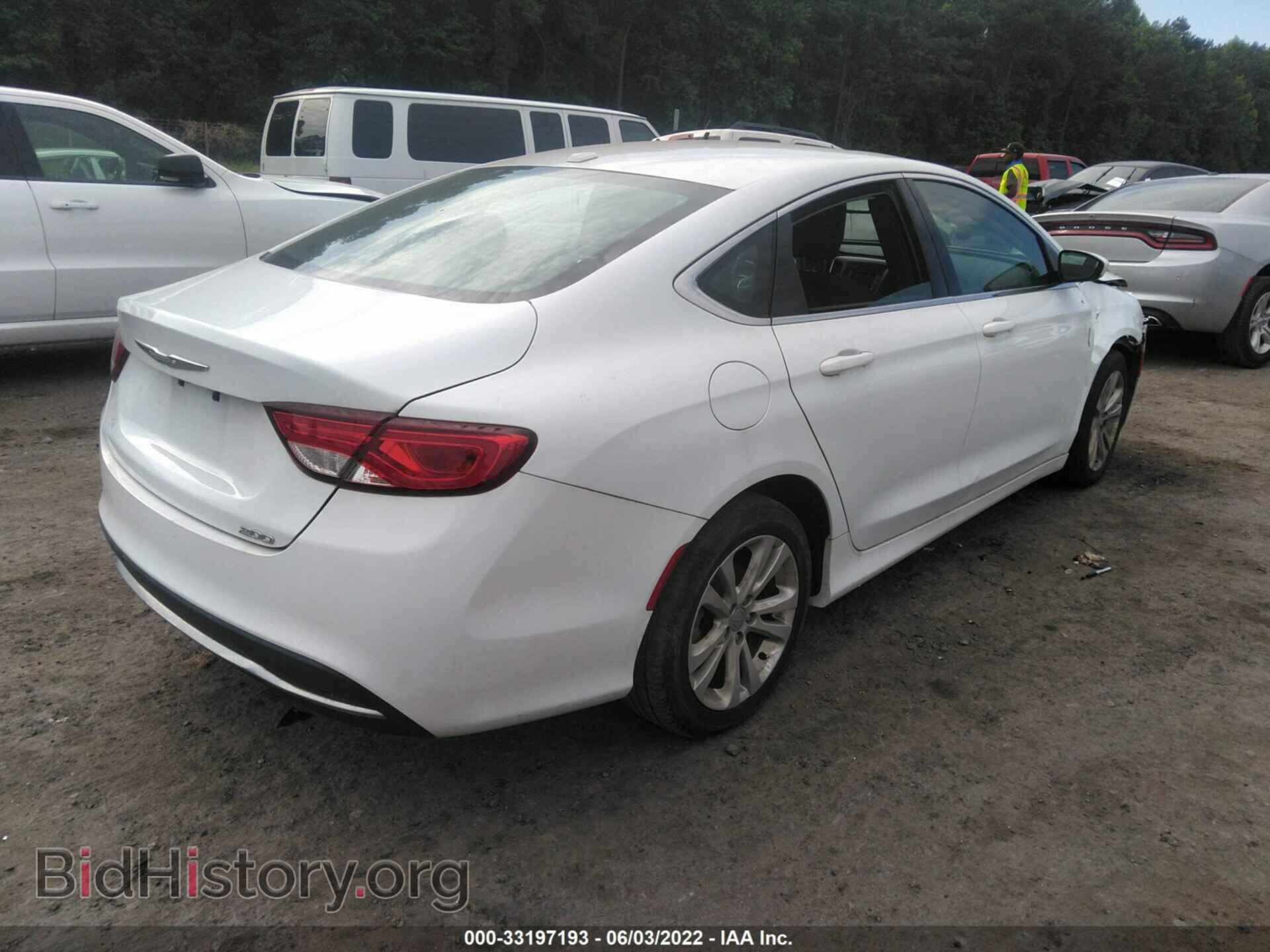 2015 CHRYSLER 200 - VIN: 1C3CCCAB1FN538499 - Photo 4