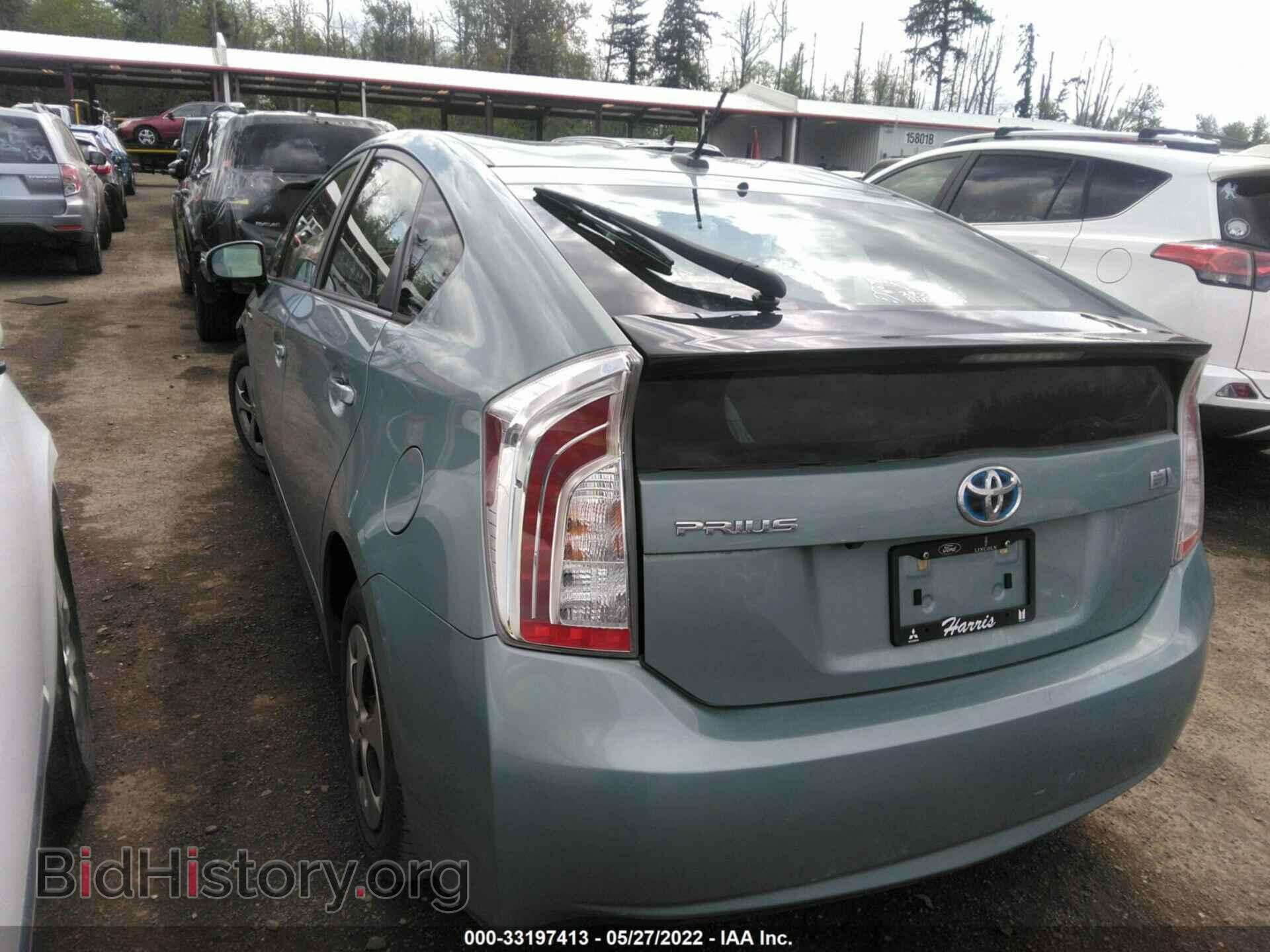 2014 TOYOTA PRIUS - VIN: JTDKN3DU0E1749164 - Фото 3